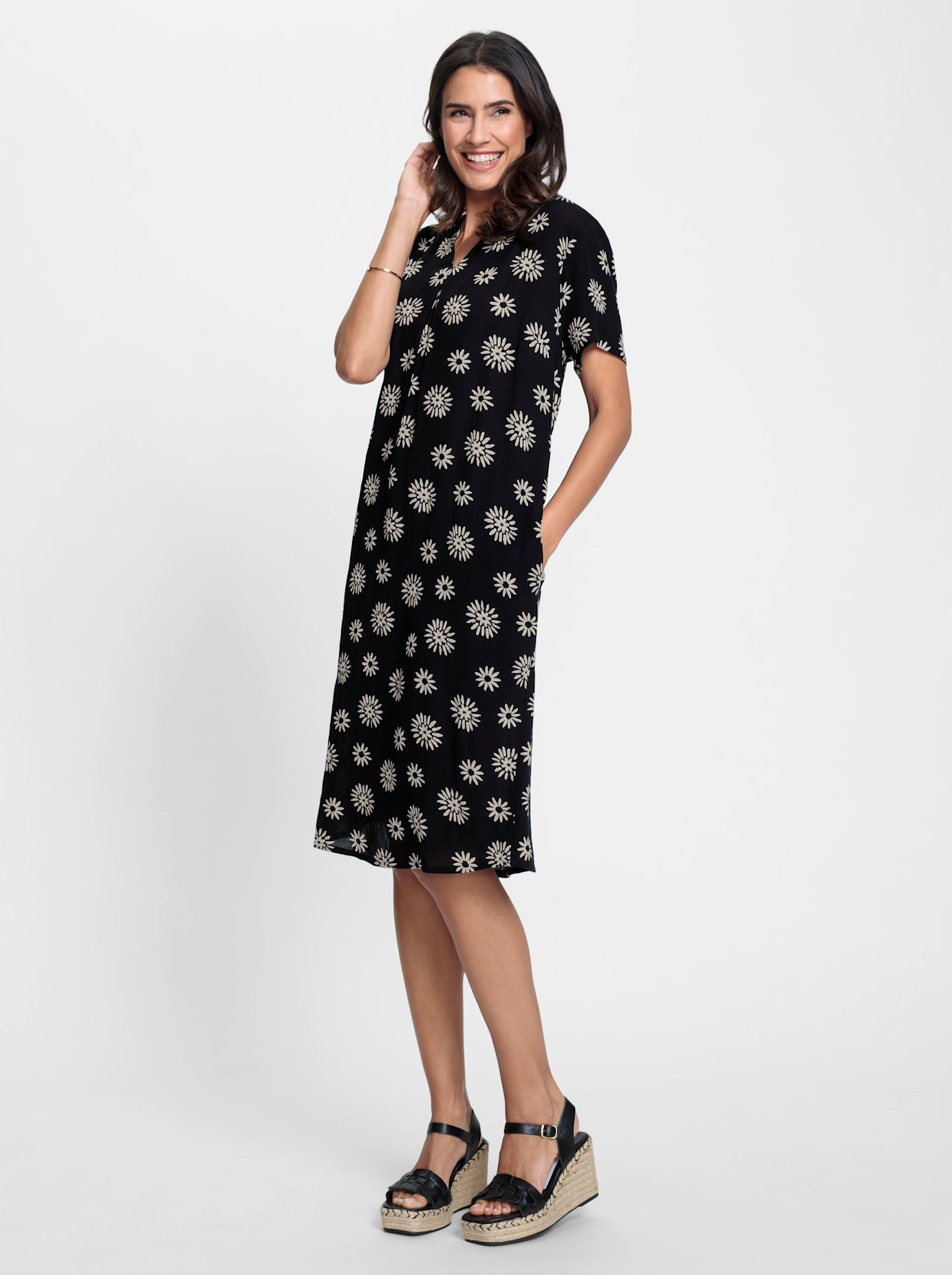 Inspirationen Sommerkleid "Druck-Kleid" Nahttasche günstig online kaufen