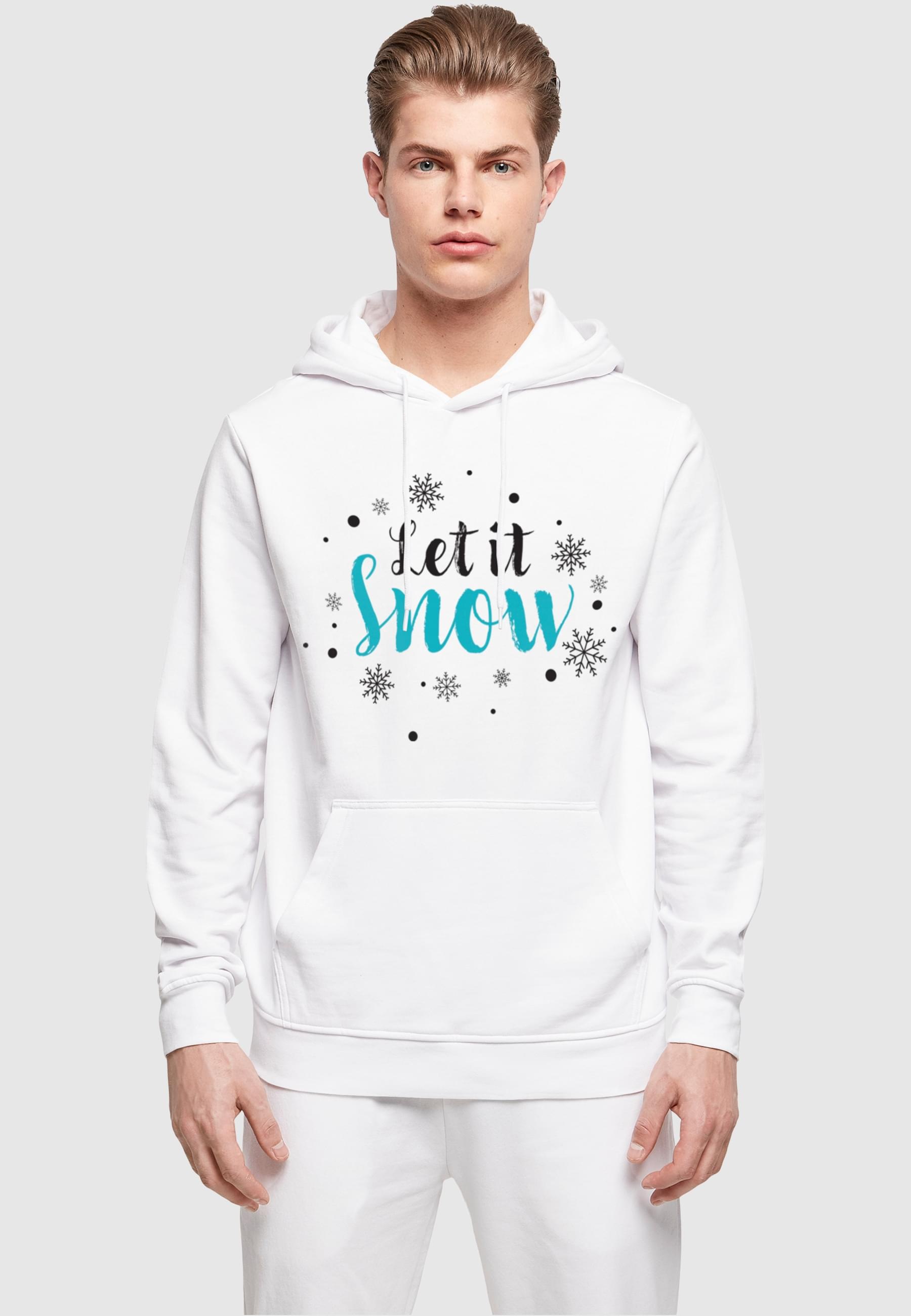 Merchcode Kapuzensweatshirt »Merchcode Herren Let it snow Basic Hoody«, (1 tlg.)