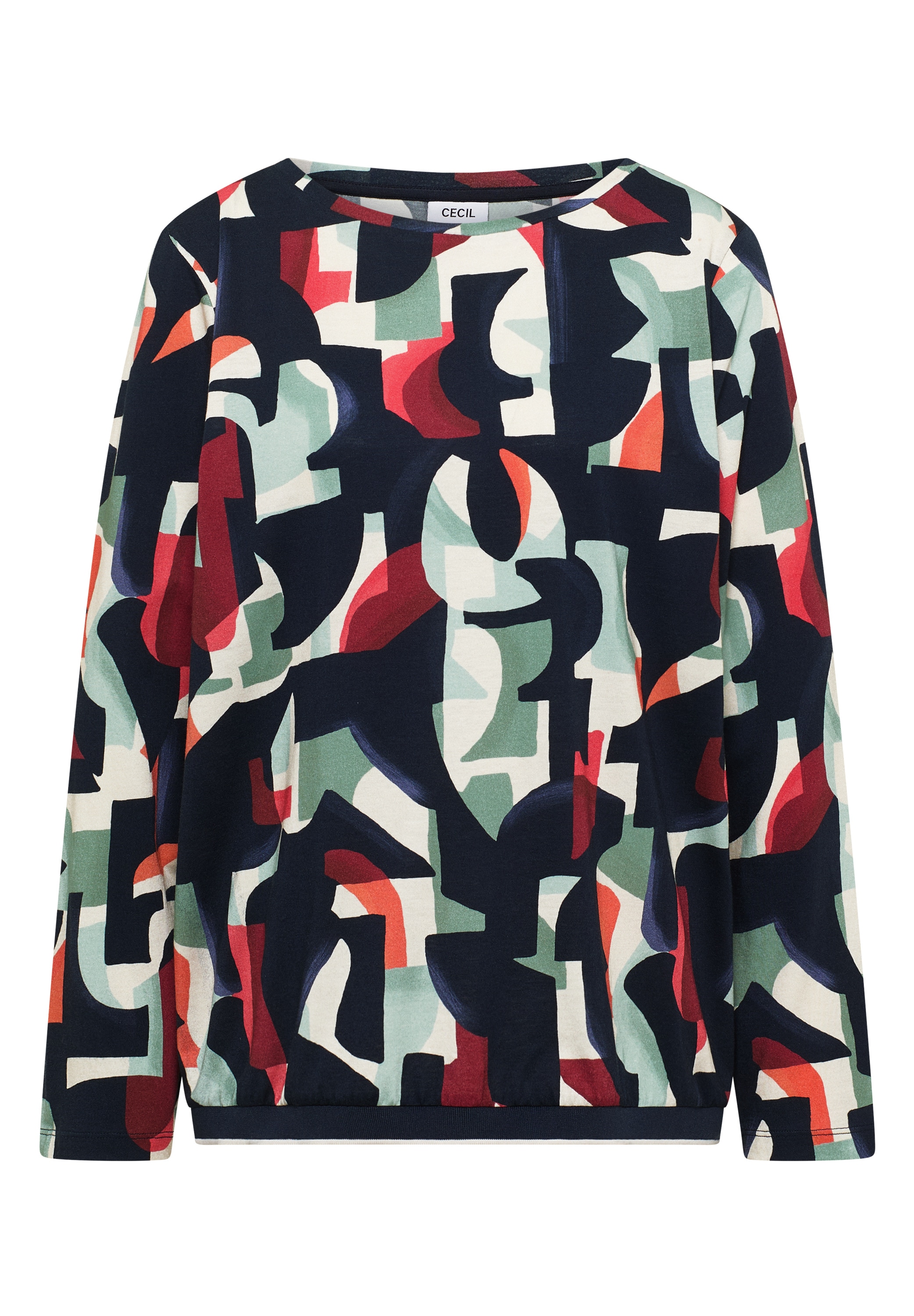 Cecil Langarmshirt mit grafischem Muster