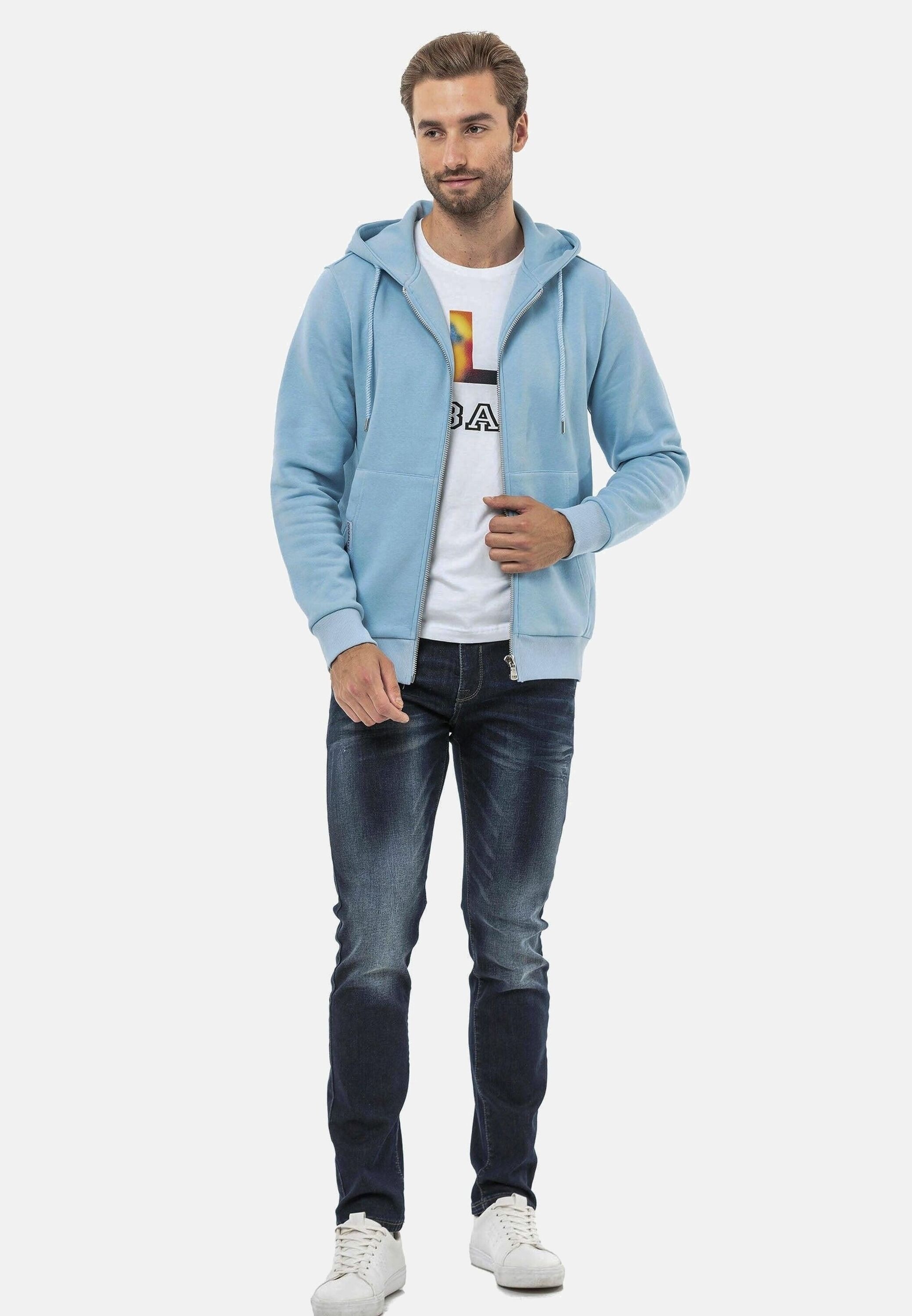 Cipo & Baxx CL556 Men Hooded Sweatshirt Blue XL 3