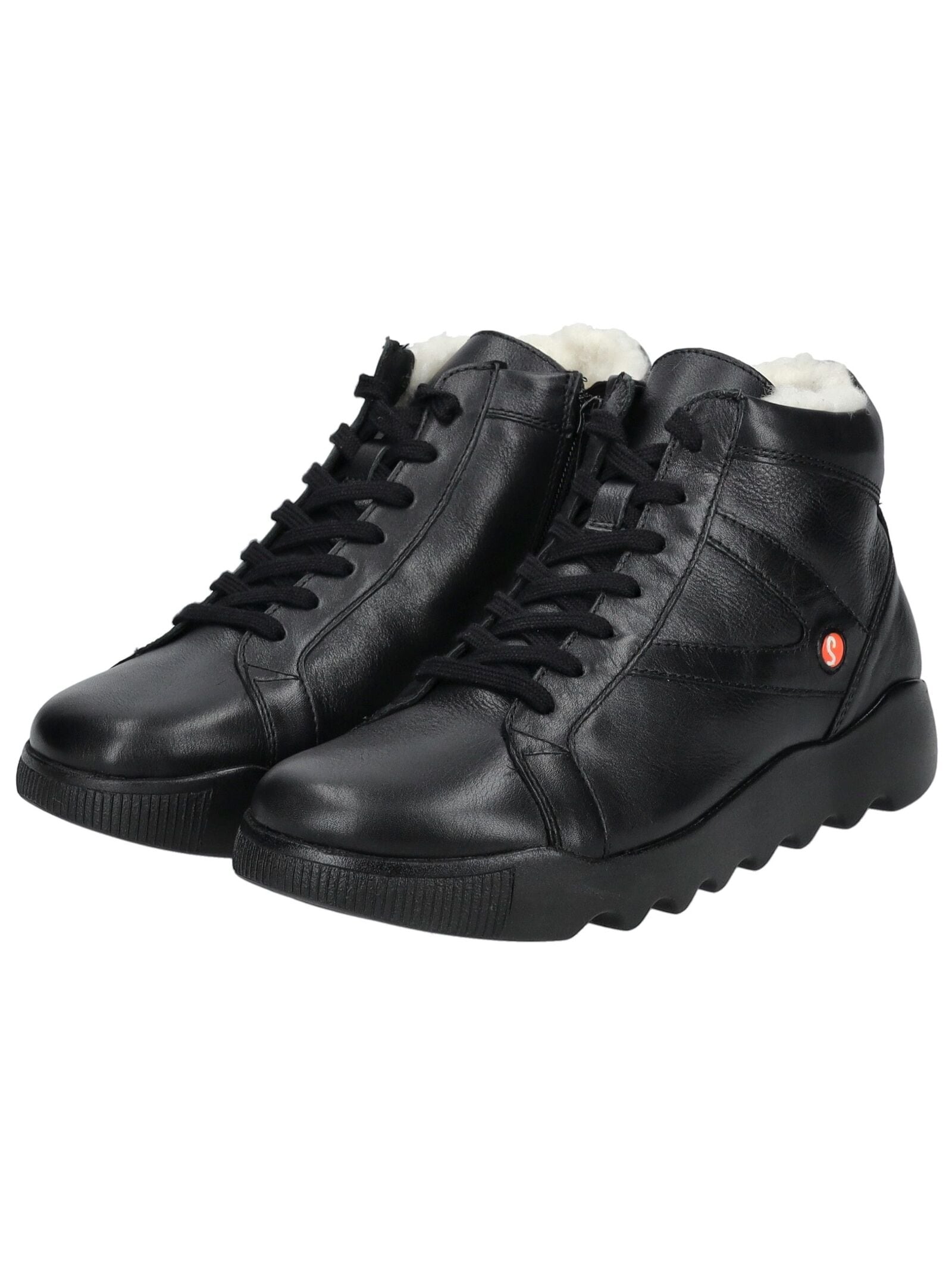 softinos Schnürstiefelette »softinos Stiefelette Leder«