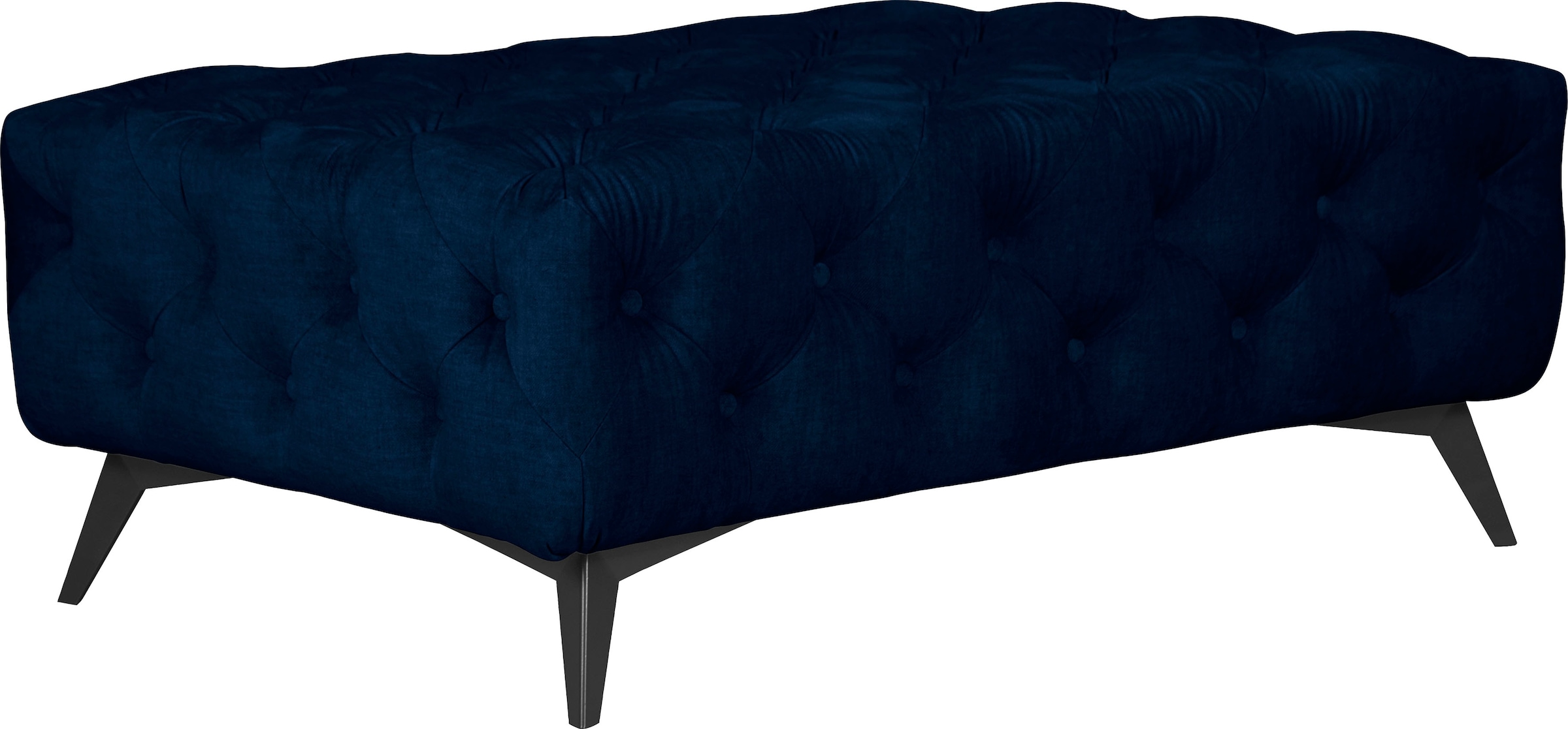 Leonique Polsterhocker »Glynis«, aufwändige Knopfheftung, moderne Chesterfield Optik, Fußfarbe wählbar