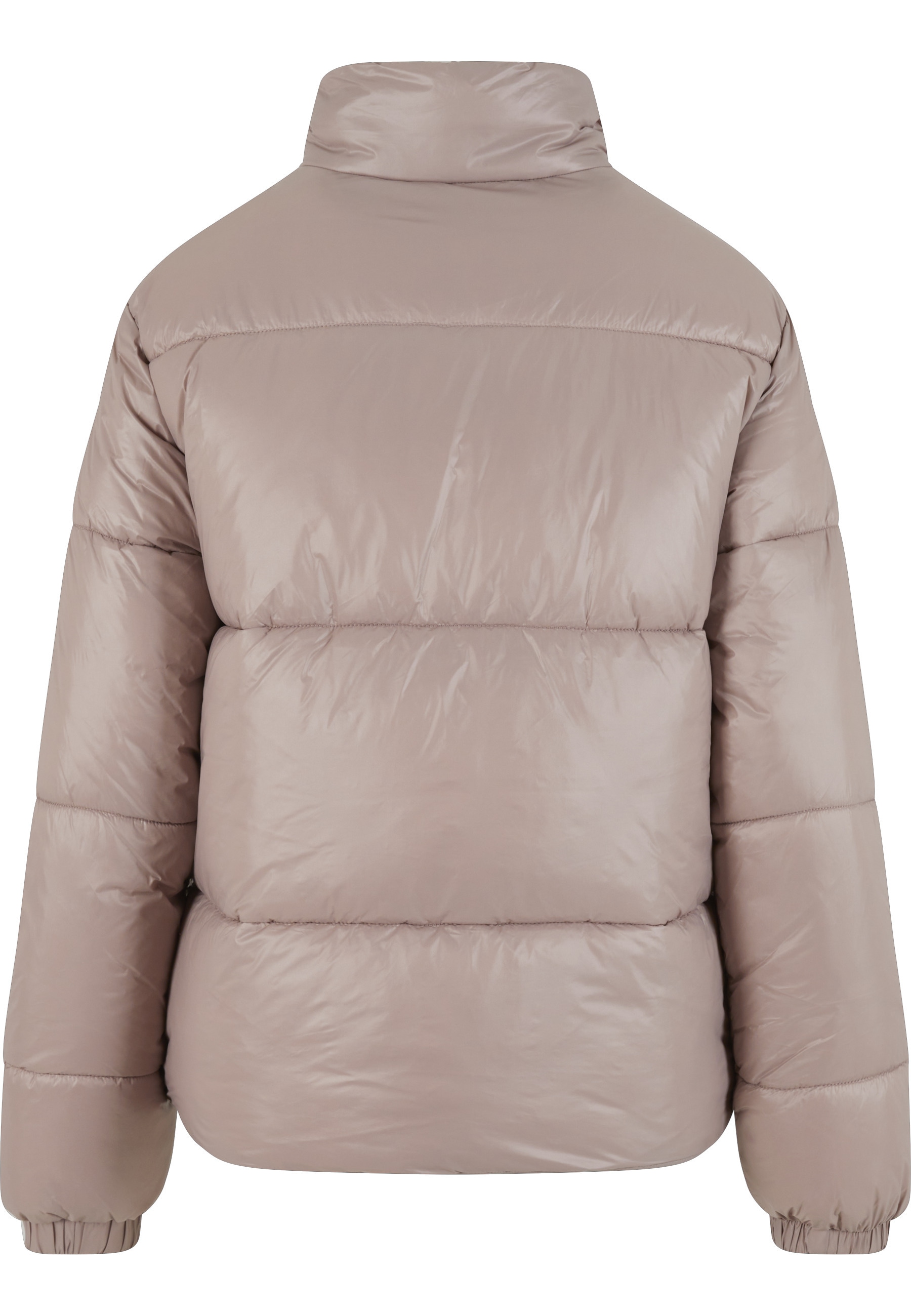 URBAN CLASSICS Winterjacke »Urban Classics Ladies Recycled Short Shiny Puffer Jacket« 1 Stk. tlg. ohne Kapuze