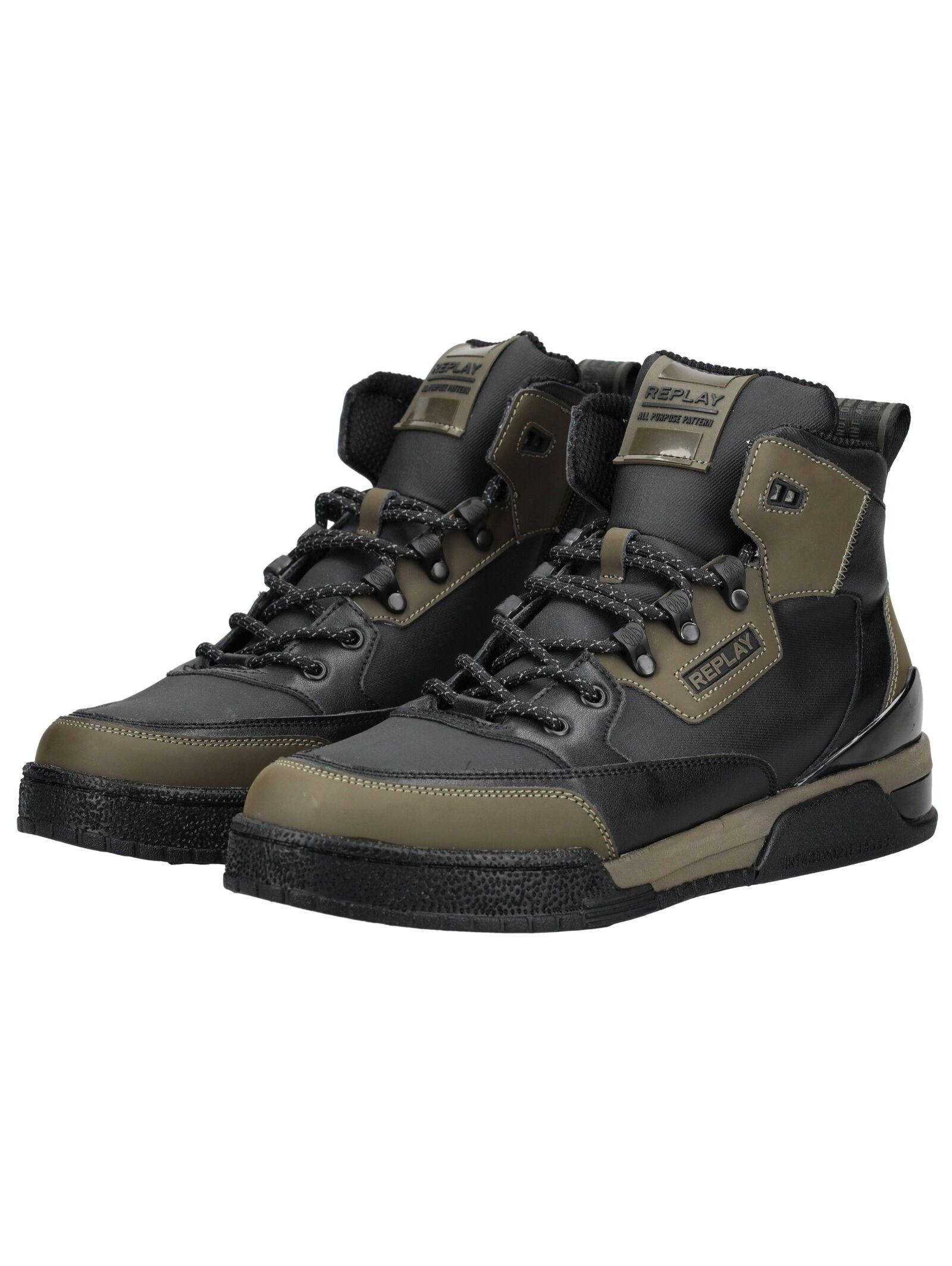 Replay Schnürstiefelette »Replay Stiefelette Leder/Synthetik«