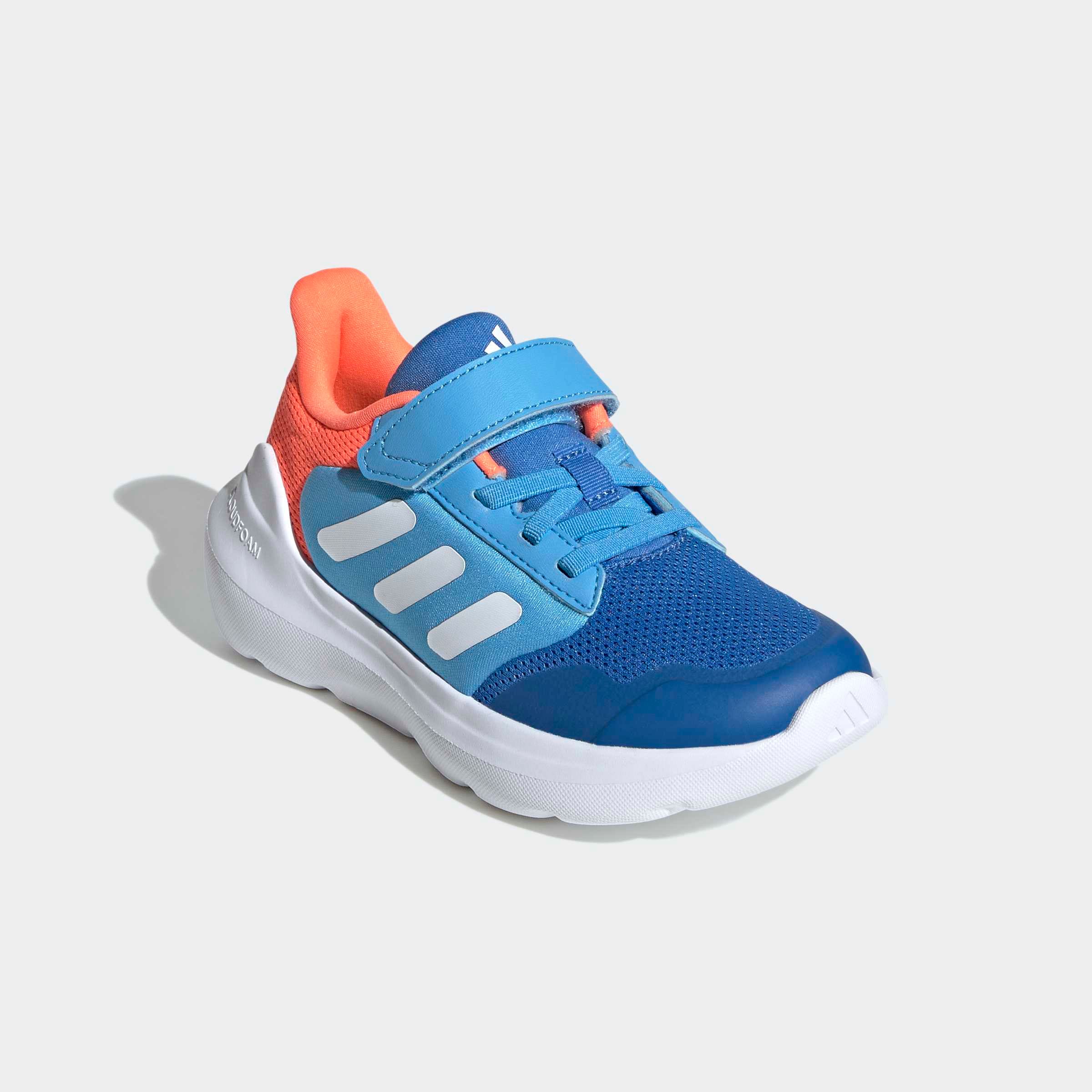 Sneaker ADIDAS SPORTSWEAR "TENSAUR RUN 2.0 KIDS", Mädchen, Gr. 33, ray blau, ftwr weiß, semi blau burst, Synthetik, Textil, Schuhe Sneaker, mit Klettverschluss, für Kinder & Jugendliche