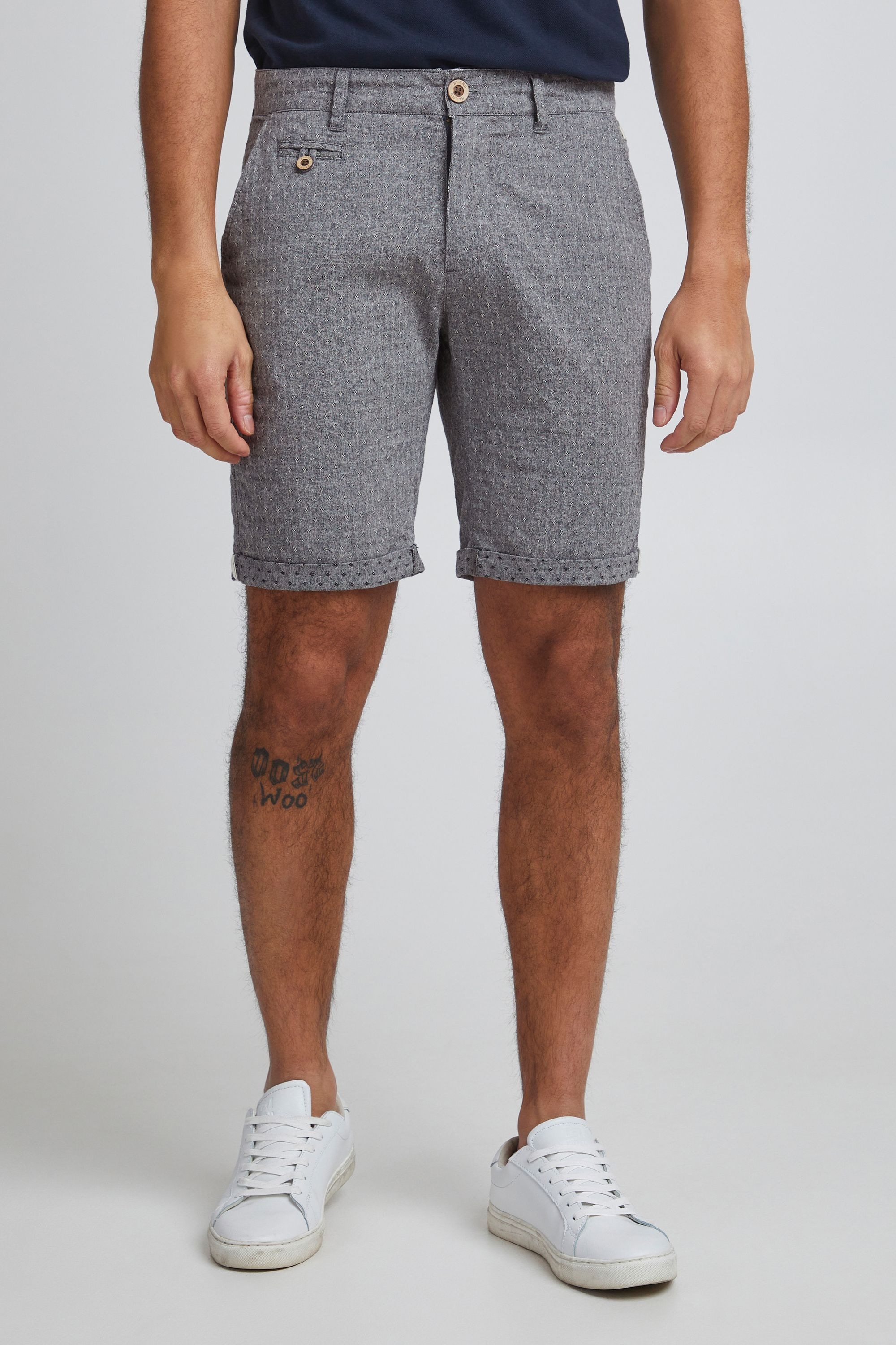 Blend Chinoshorts "BHSergio" Gemusterte Chino Shorts günstig online kaufen