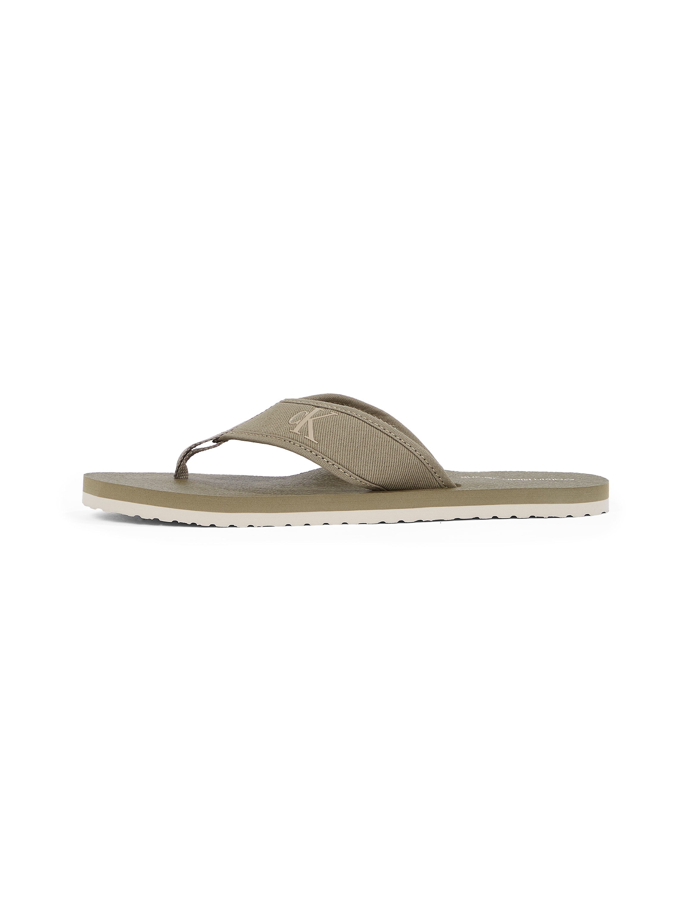 Calvin Klein Jeans Zehentrenner »THONG+ CV«, Sommerschuh, Strandschuh, Badeschuh, Schlappen mit weichem Zehensteg