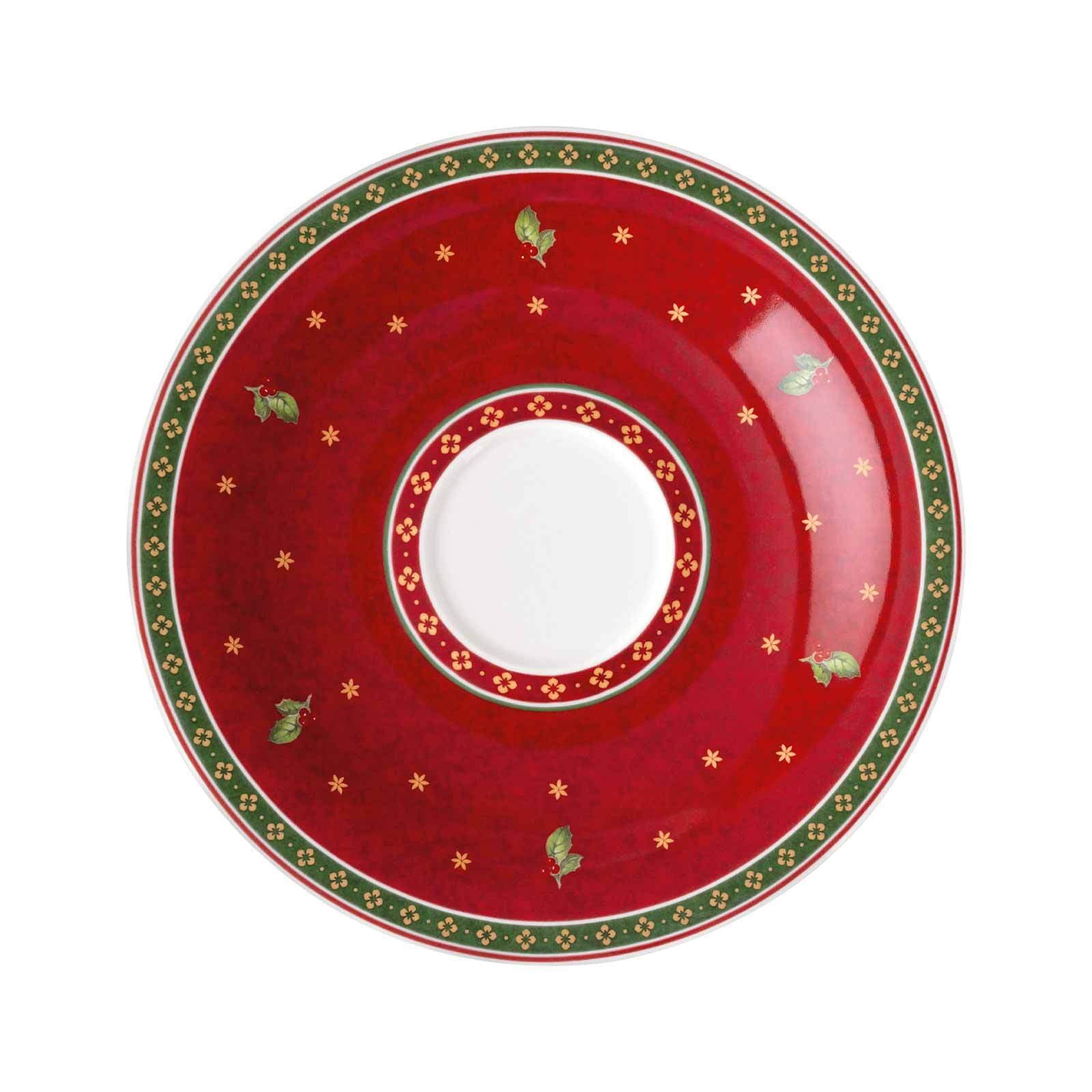 VILLEROY & BOCH Untertasse "Milchkaffeeuntertasse Toy's Delight ø 19 cm bunt", L:19cmbunt, Speiseteller