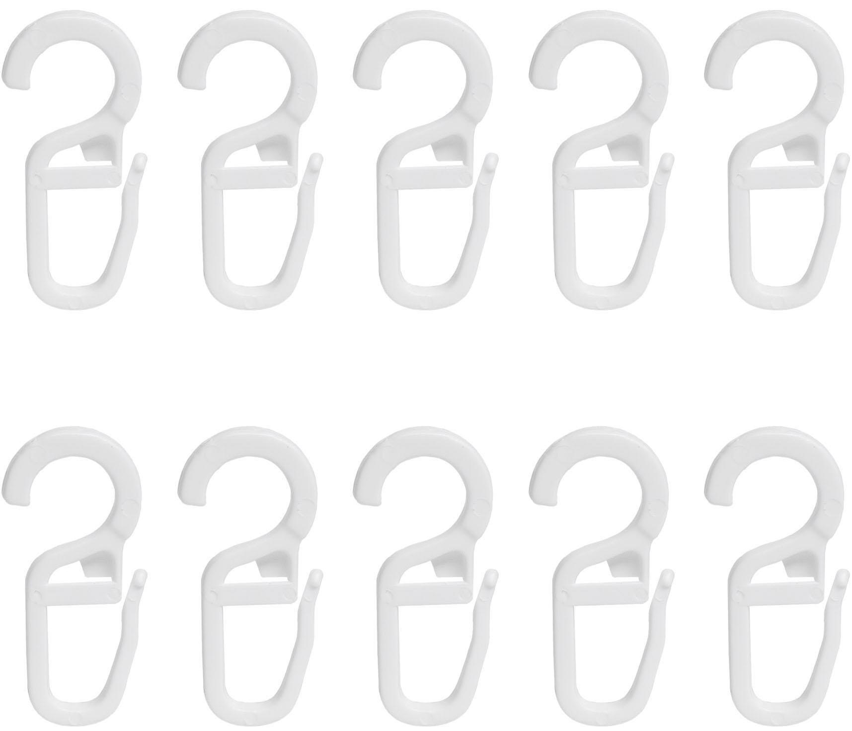 Liedeco Faltenclip Faltenlegehaken, für Gardinenringe Öse 10 mm günstig online kaufen