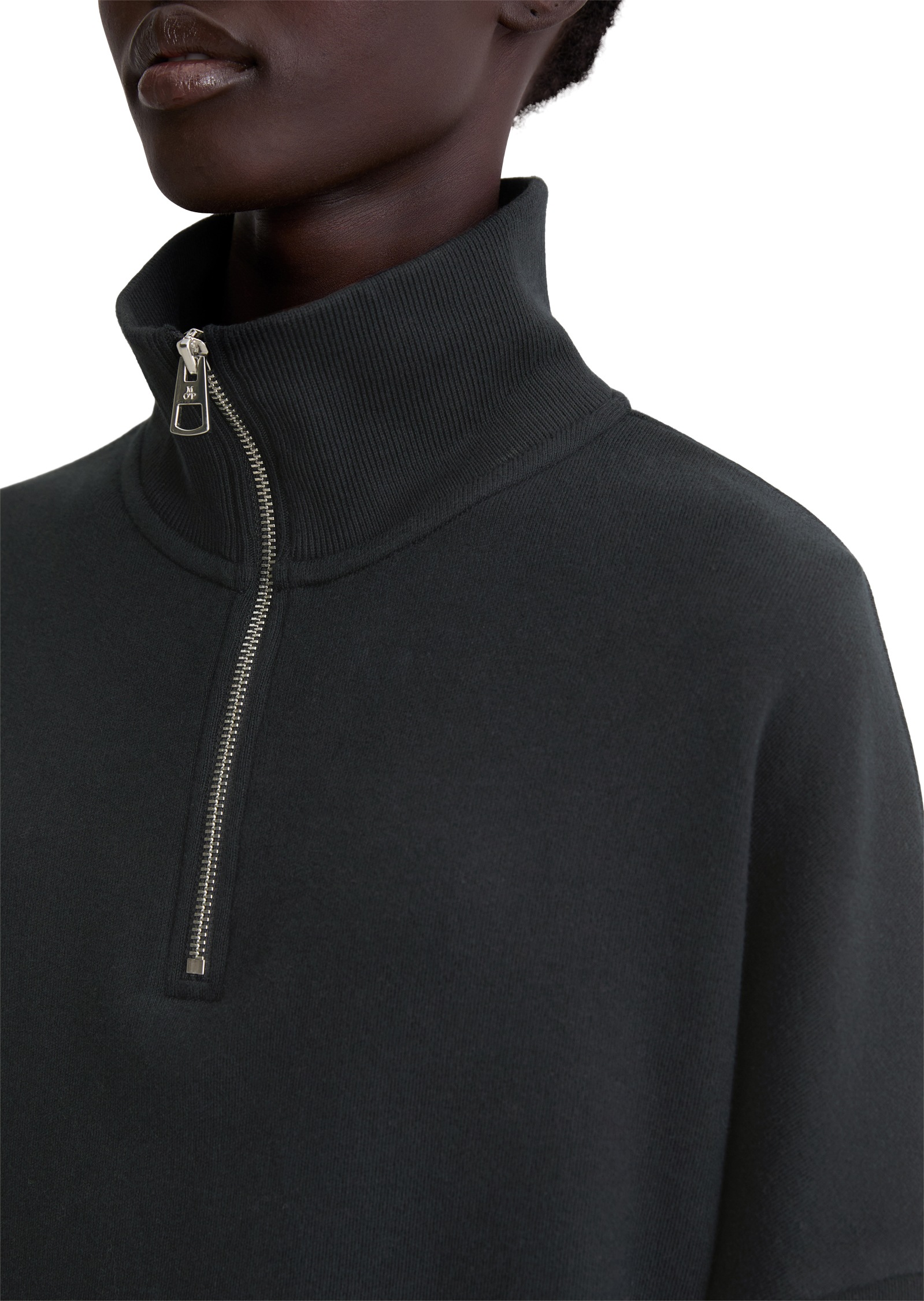Thumbnail - Marc OPolo Sweatshirt, Half-Zip, relaxed fit, aus weichem Organic Cotton