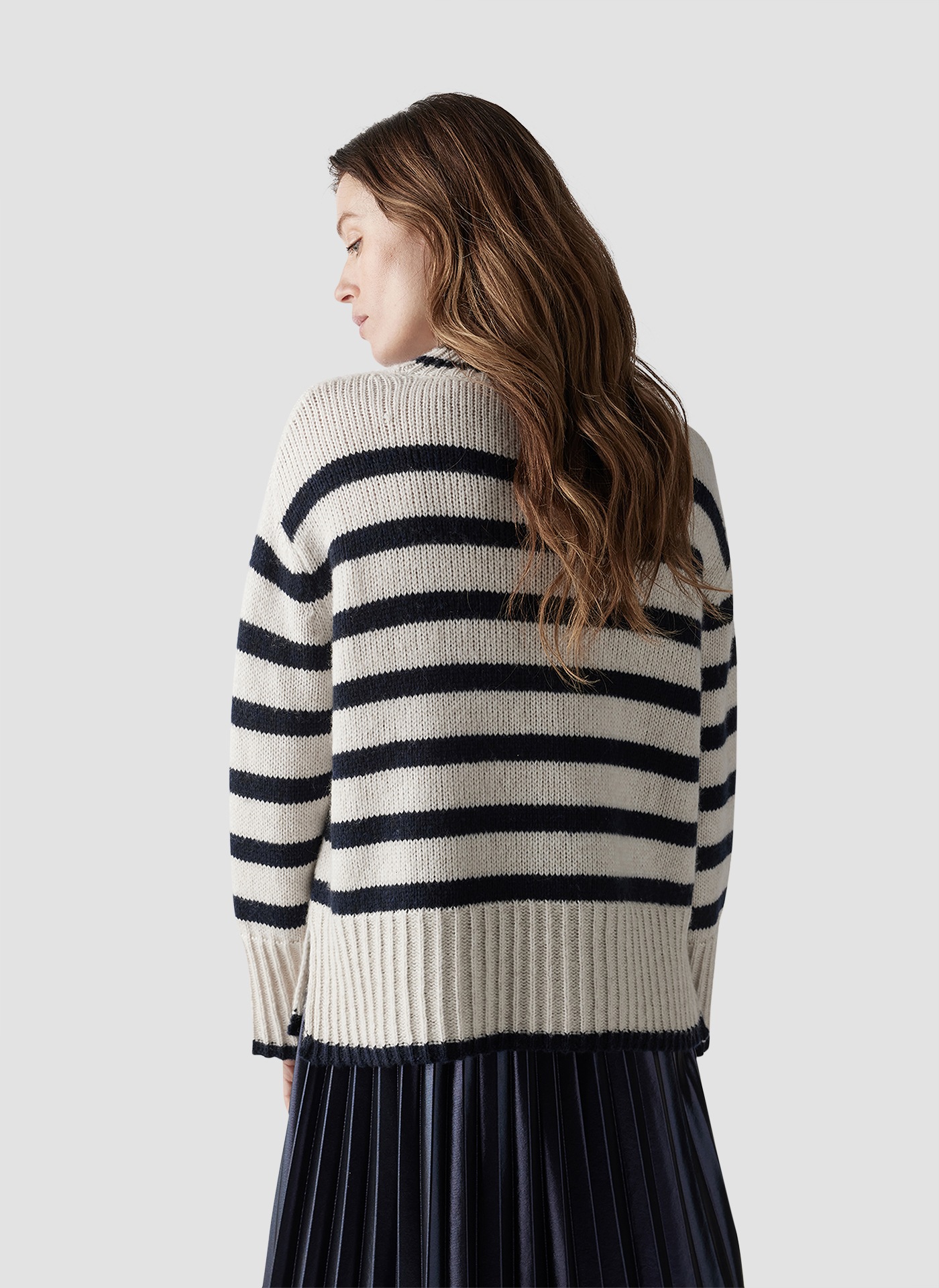 LeComte Strickpullover »LeComte Stilvoller Strickpullover mit klassischem Streifenmuster«