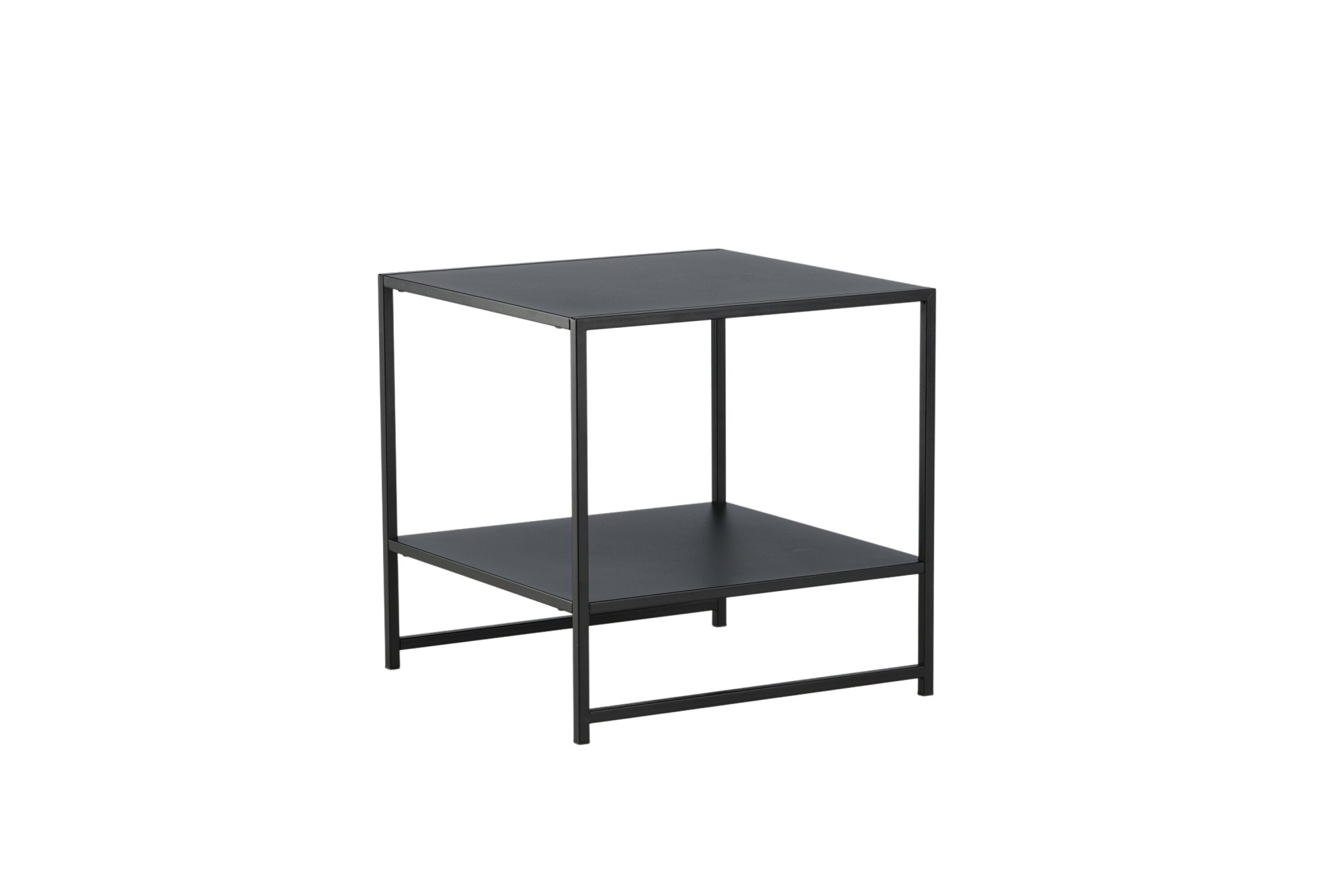 Venture Home Beistelltisch »Staal, Beistelltisch mit Ablageboden, 50 × 50 cm« Wohnzimmertisch, Pulverbeschichtung, schlank, kultiviert, modern