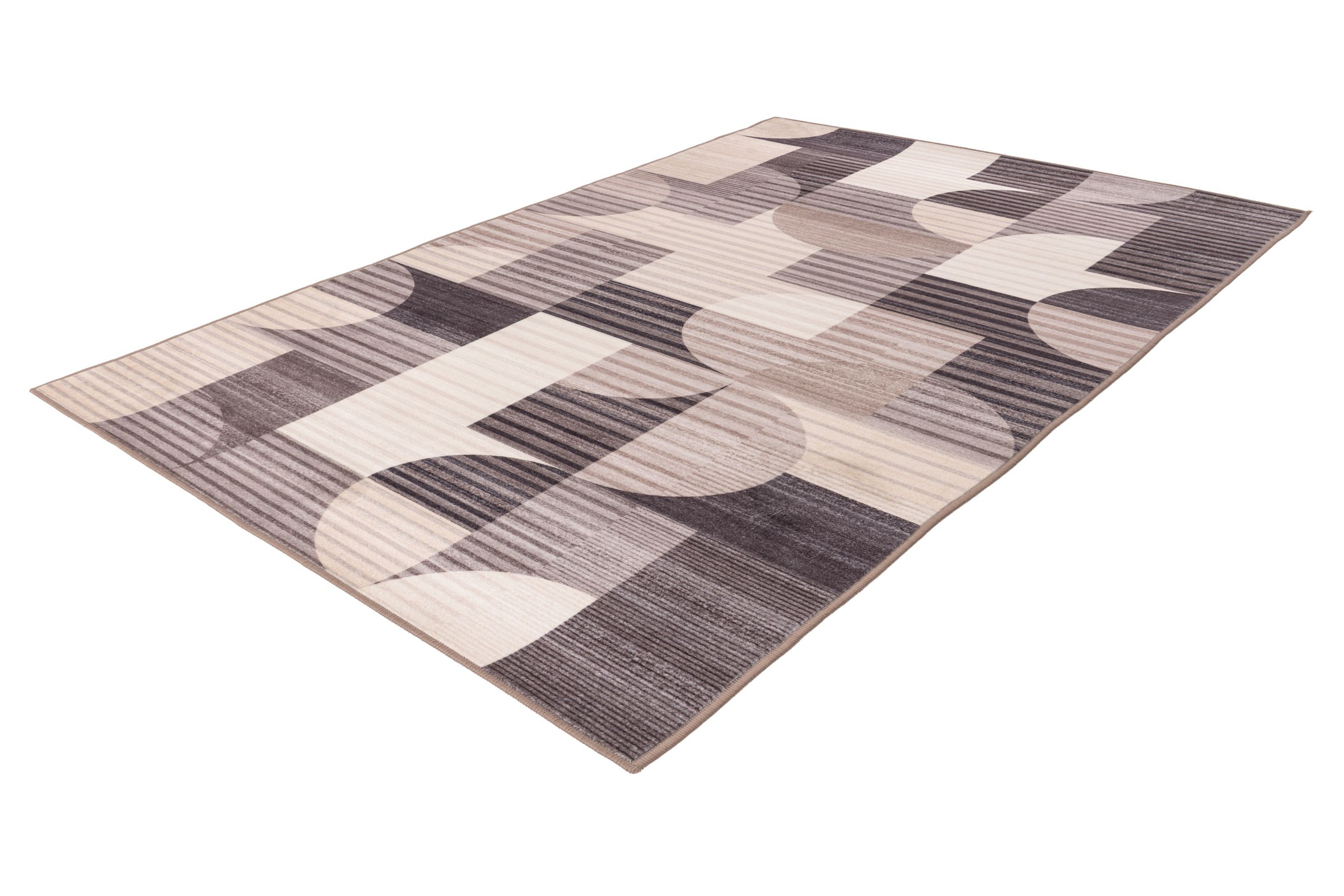 Teppich KAYOOM "Bluster 425", taupe, B:200cm H:7mm L:290cm, Polyester, Teppiche, Teppich, Kurzflor, Wohnzimmer 2