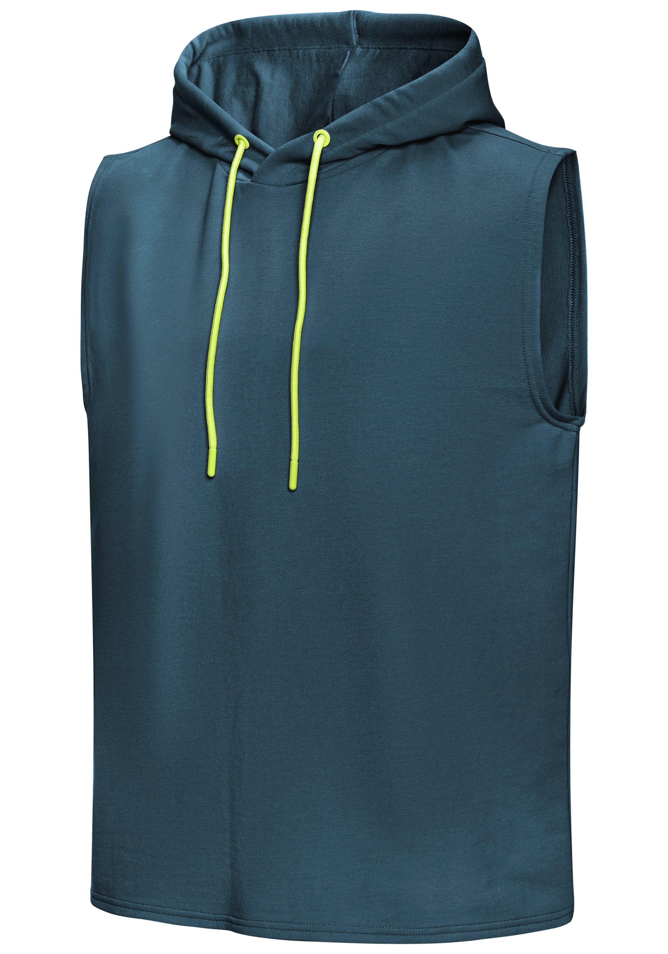 Le Jogger Performance Kapuzenshirt ohne Ärmel Petrol M 3