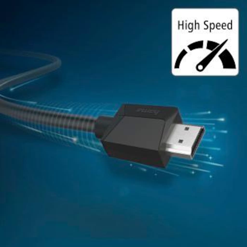 Hama HDMI-Kabel »High Speed HDMI™ Kabel, 4K, Stecker Stecker, Ethernet 1,5m«, HDMI, 150 cm