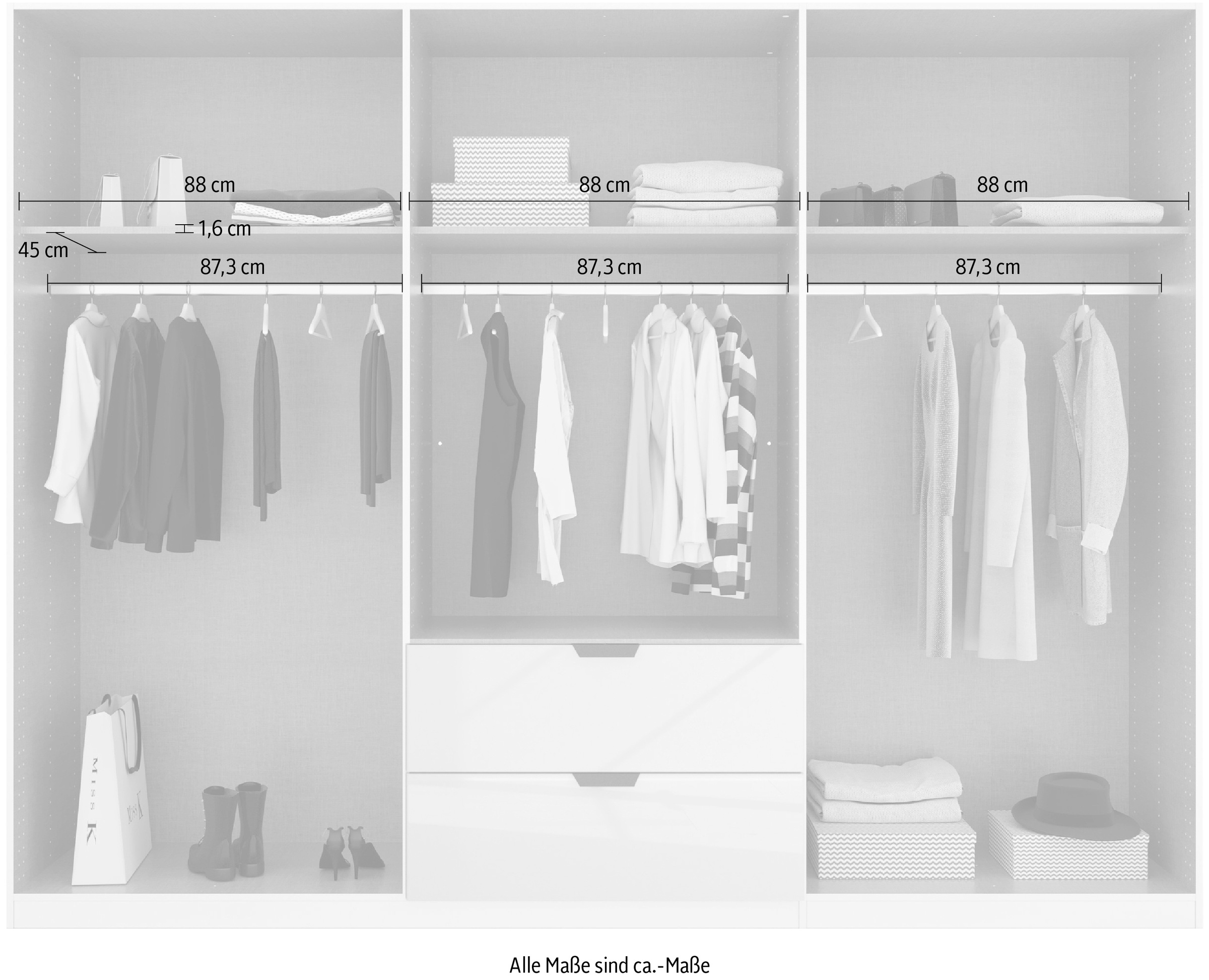 rauch Drehtürenschrank »Modern by Quadra Spin«