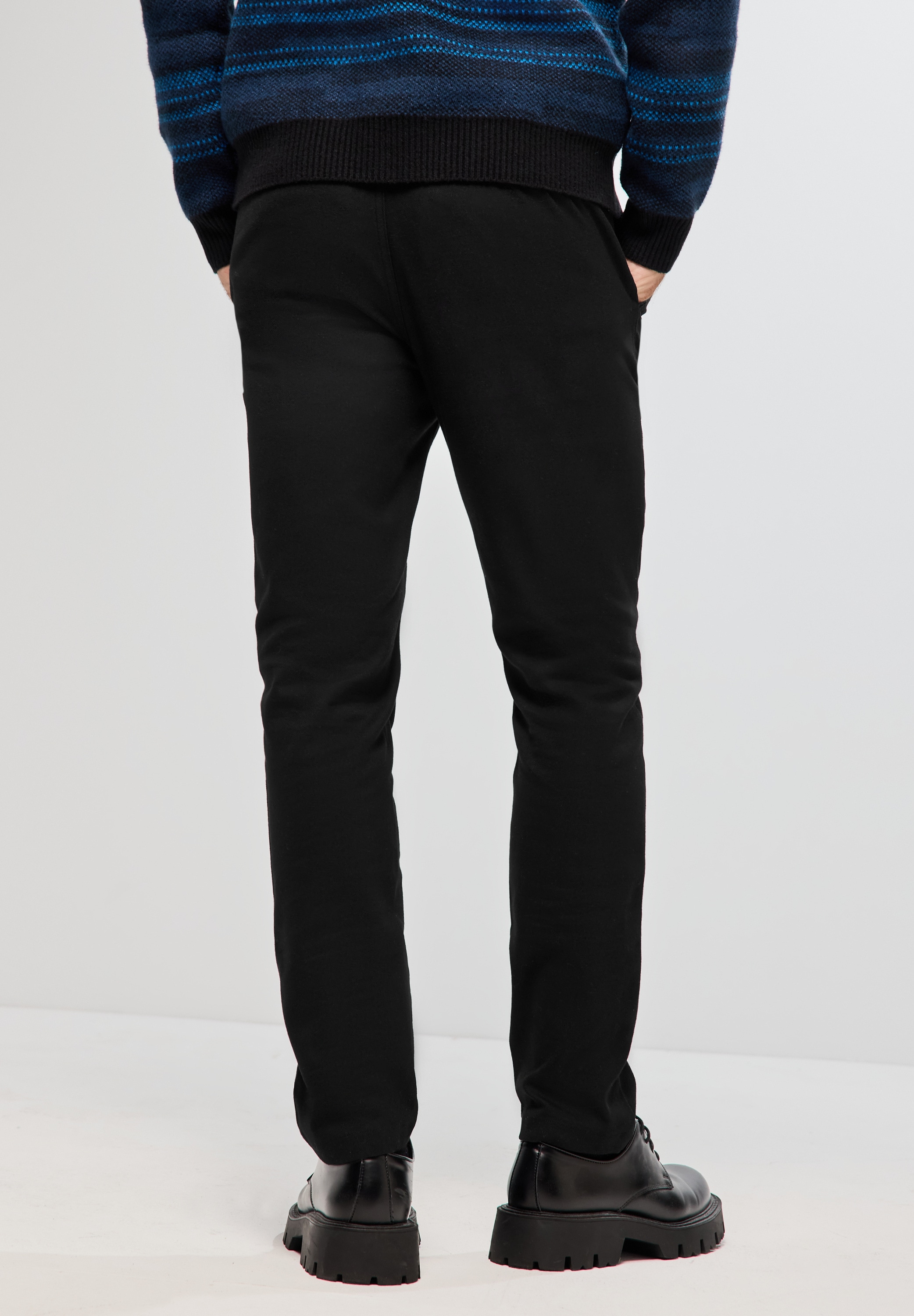 STREET ONE MEN Chinohose, aus Baumwolle mit Stretchanteil