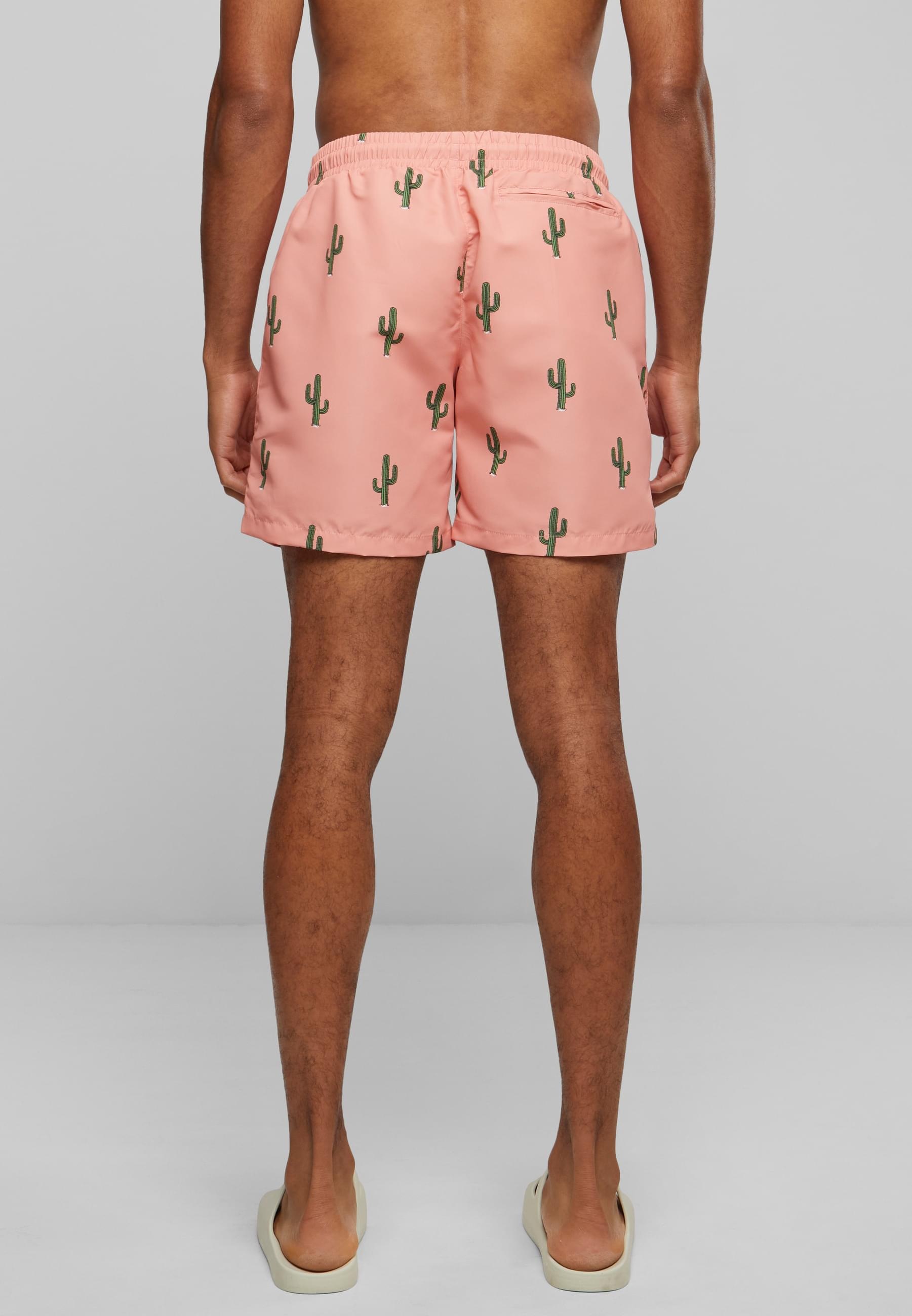 URBAN CLASSICS Badeshorts »Urban Classics Herren Pattern Swim Shorts«