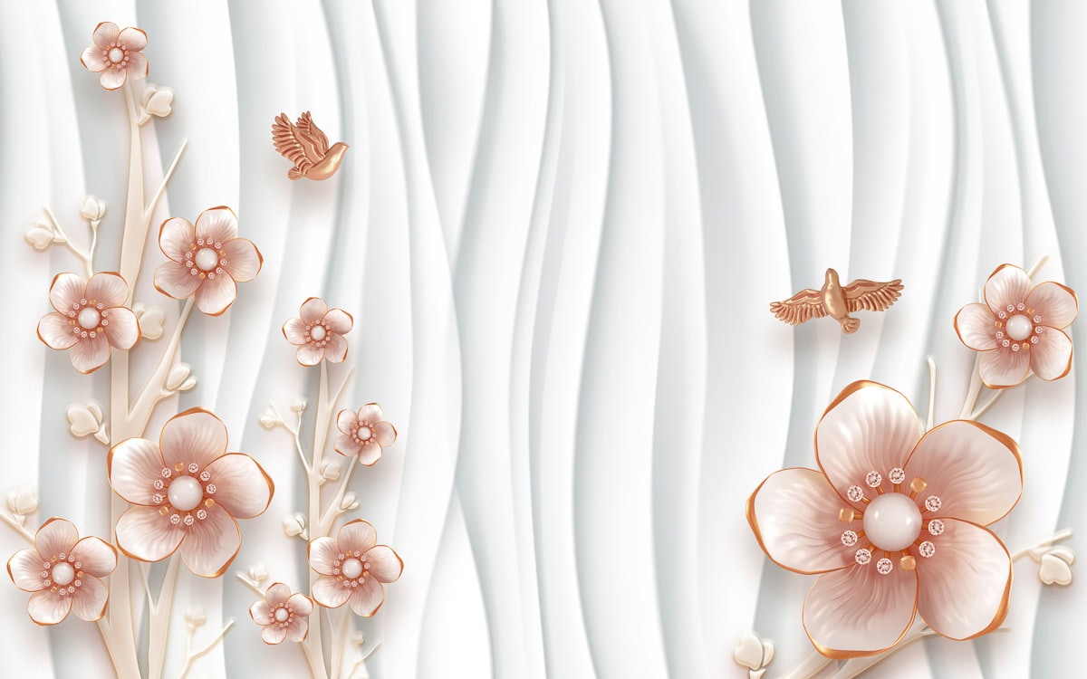 Papermoon 1100000002199 "Muster mit Blumen"