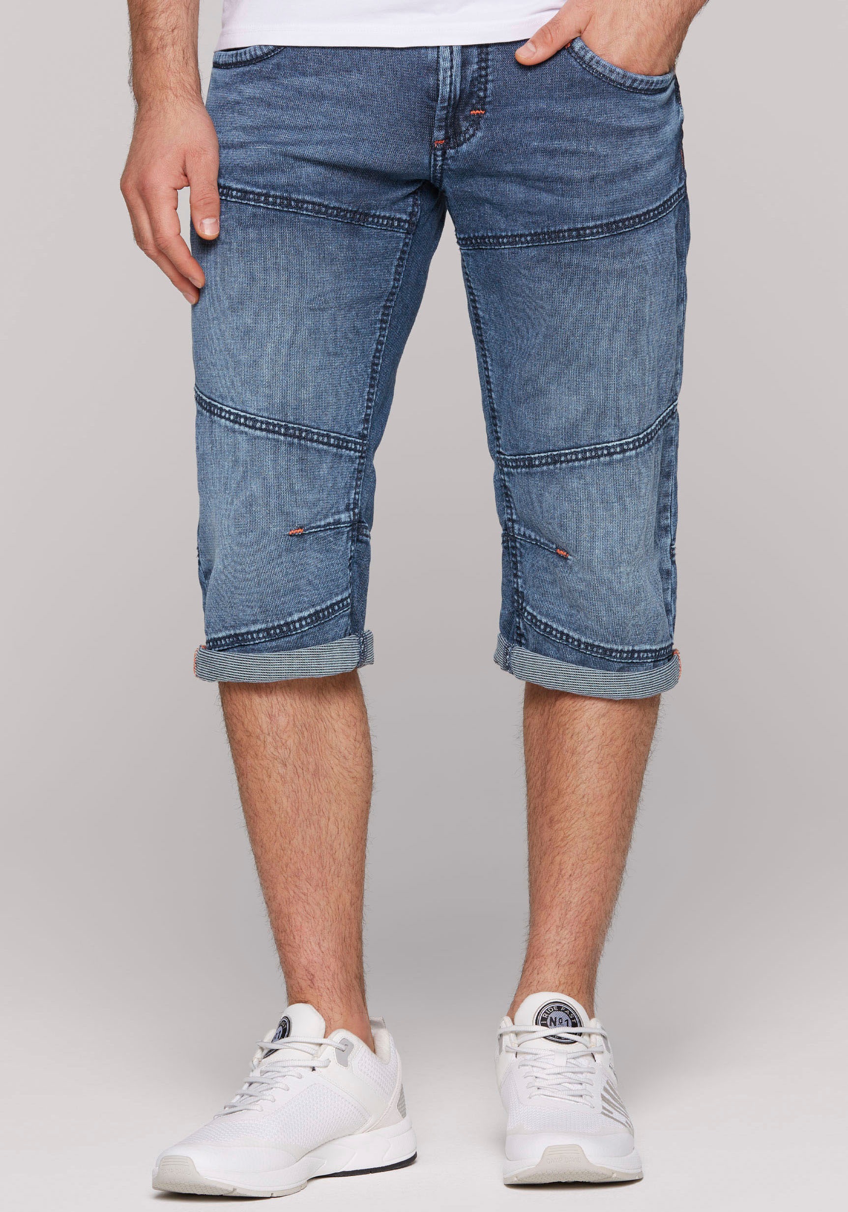CAMP DAVID Bermudas Sommerhose mit Teilungsnähten günstig online kaufen