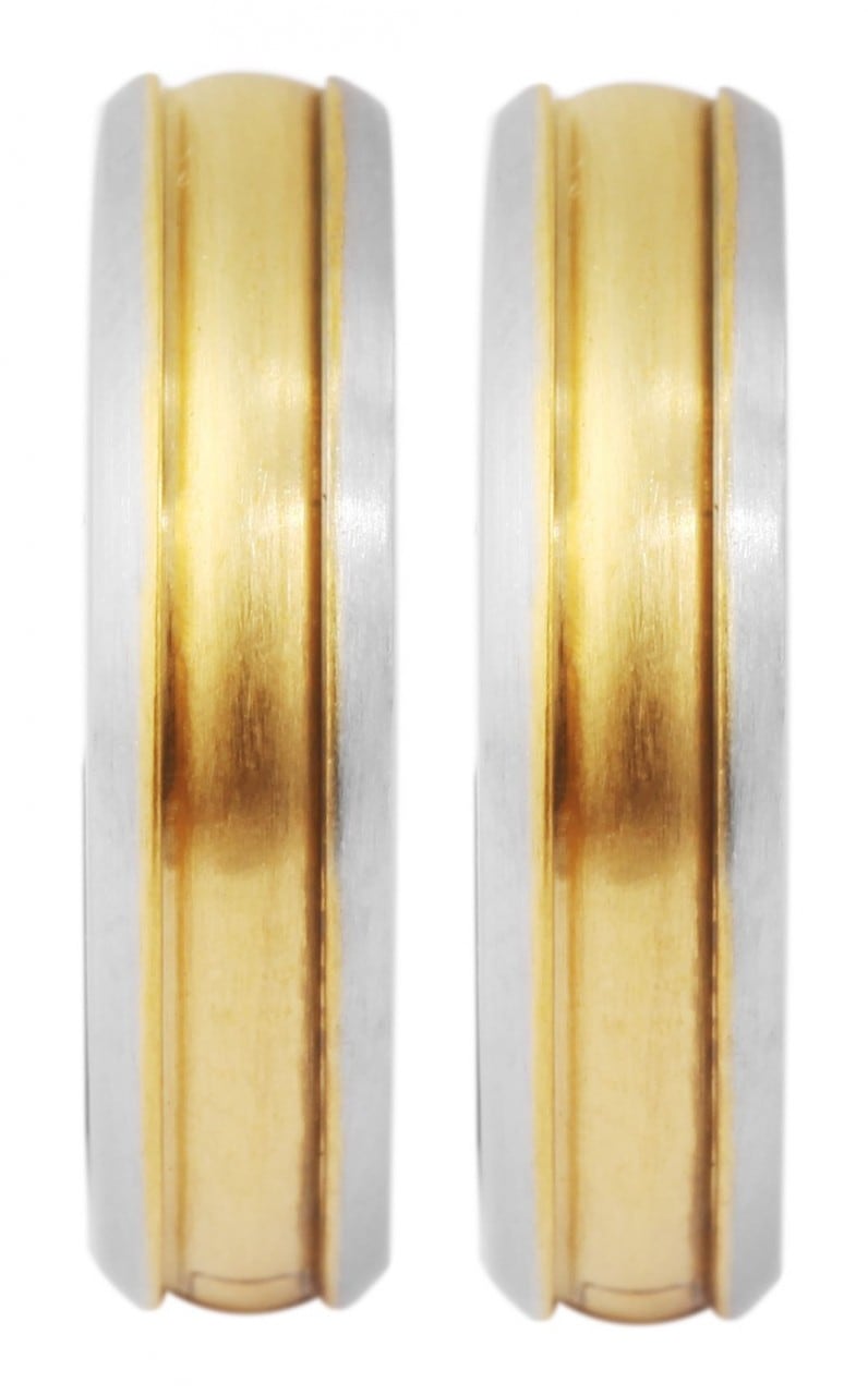 Adelia´s Paar Creolen »Neuheit 2025 - Damen Creolen aus mattem Edelstahl Ø 12 mm«