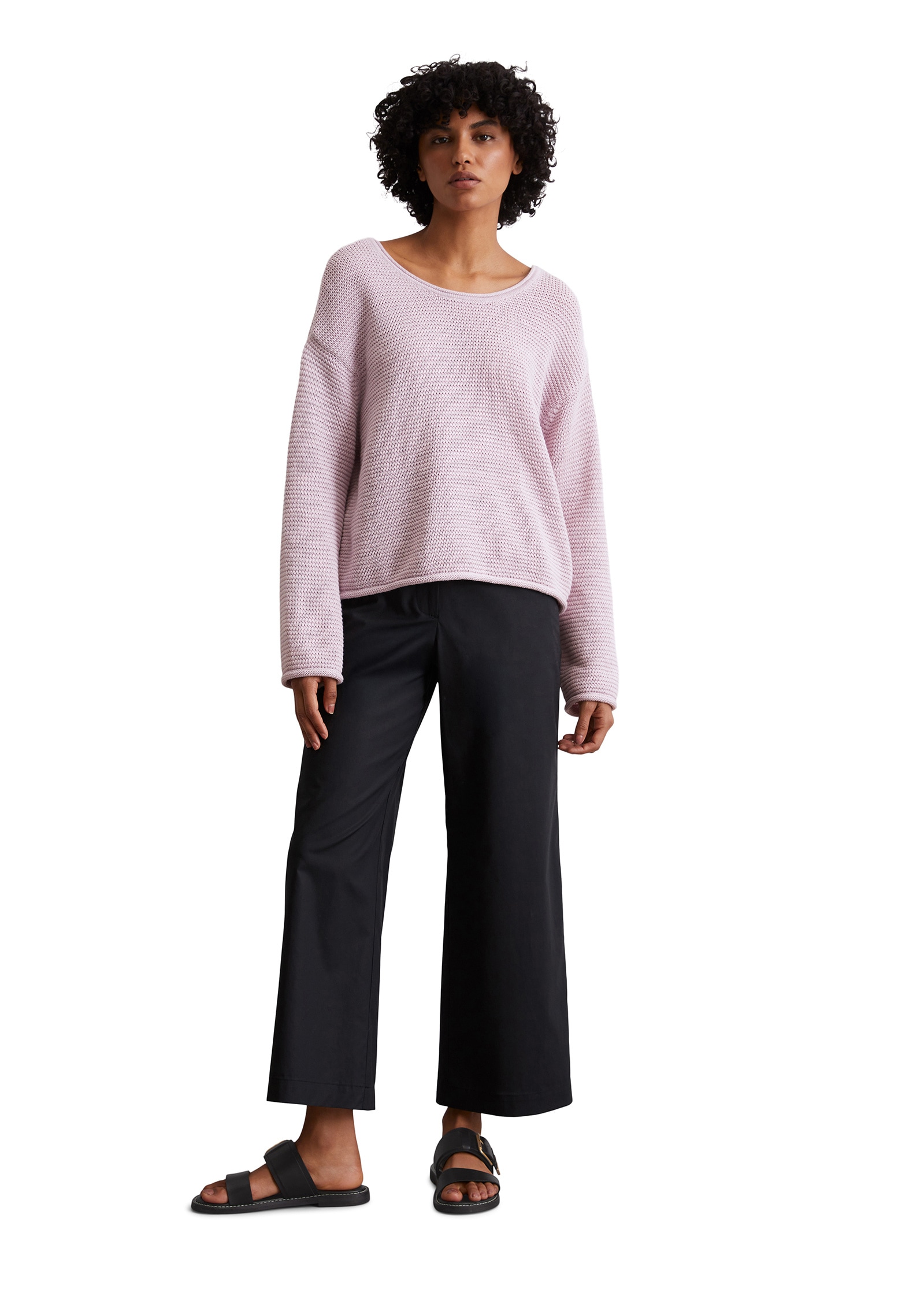 Marc O'Polo Rundhalspullover »aus Organic Cotton«