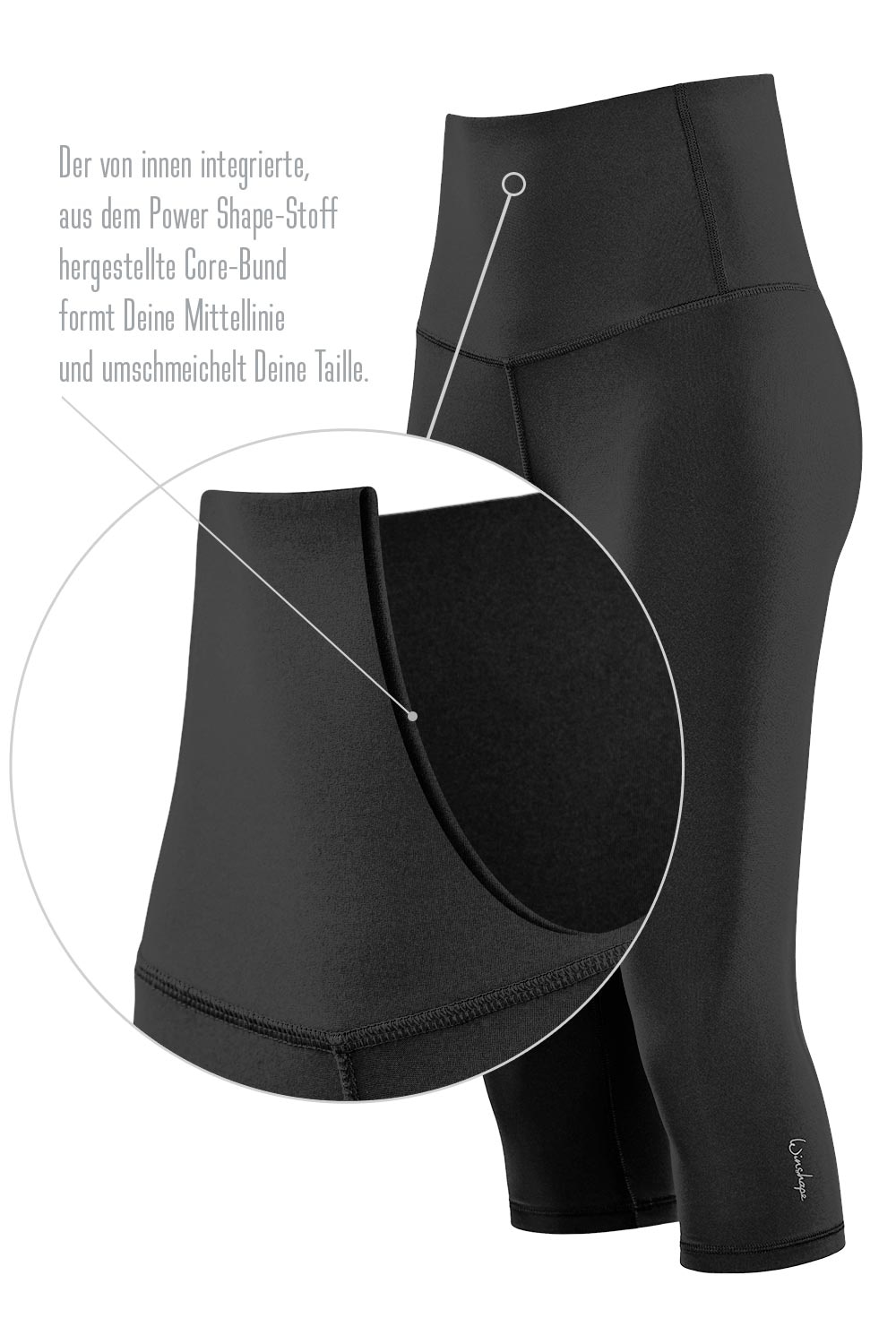 Winshape Leggings »3/4 Functional Comfort HWL217C«, mit V-Shape Applikation  und Core-Bund für kaufen | BAUR