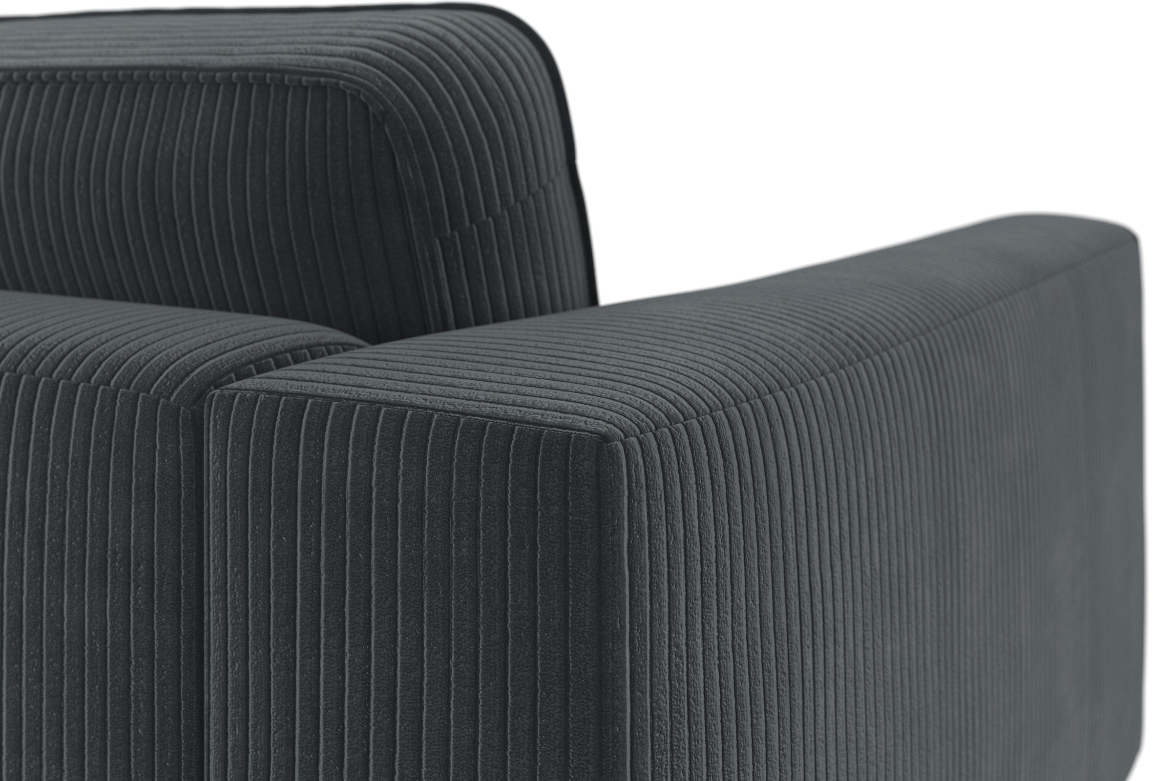 TRENDMANUFAKTUR Ecksofa »Lumber Jack, elegantes Designsofa, zeitlos modern, hoher Sitzkomfort«, wahlweise mit Bettfunktion u. Bettkasten, L-Form