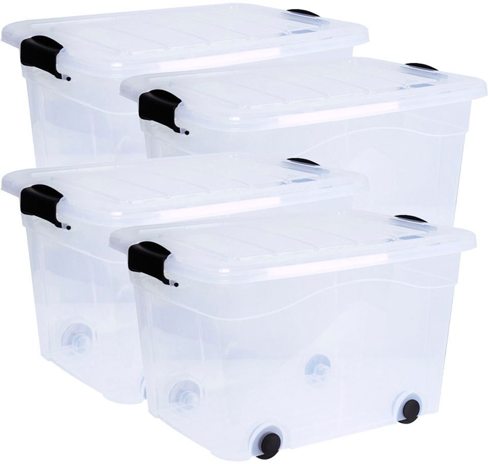 Siena Home Aufbewahrungsbox "Anzio" 20 Liter, mit Rollen, Kunststoff günstig online kaufen