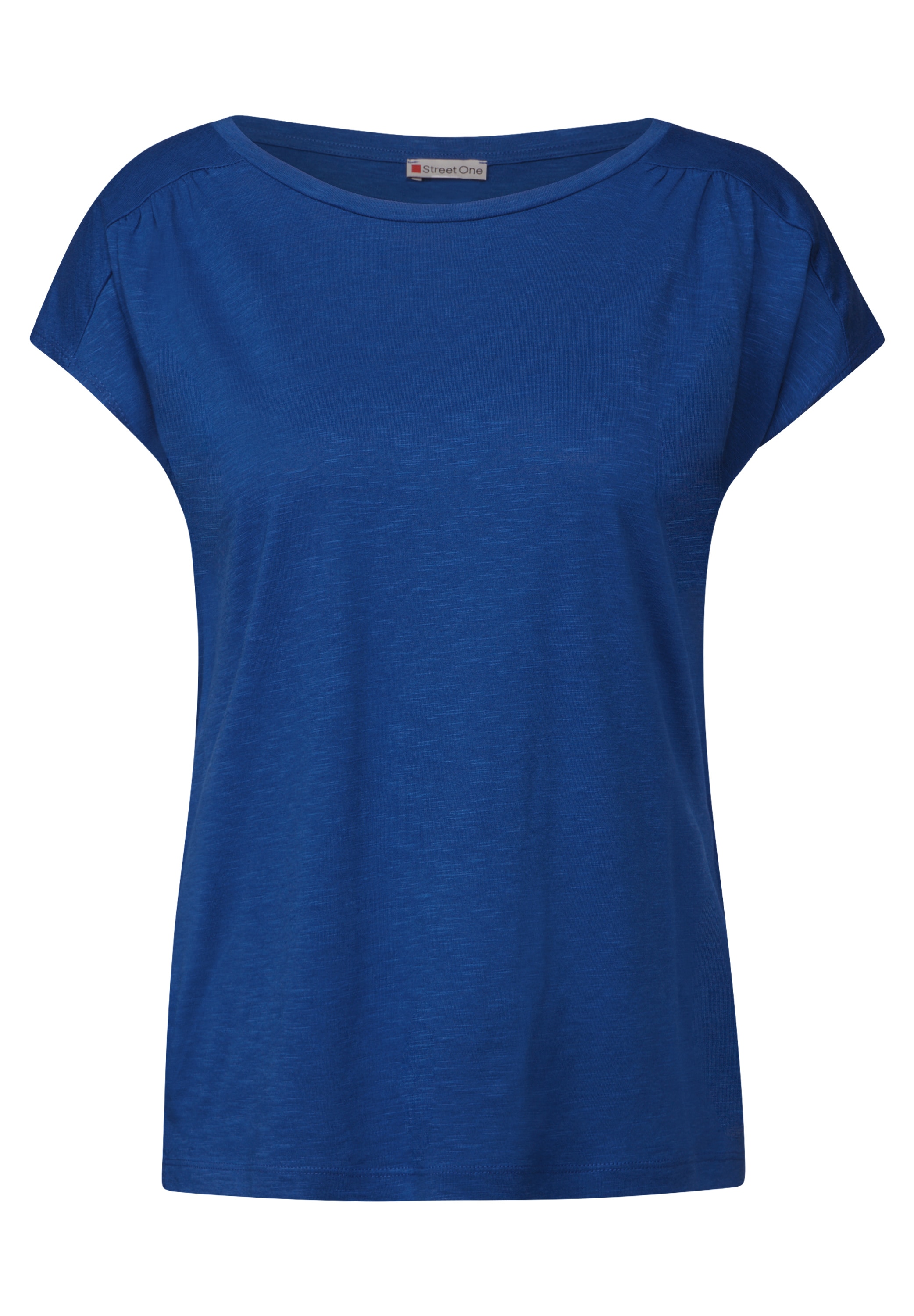 STREET ONE T-Shirt, mit Seitlichen Einschlitzen am Saum