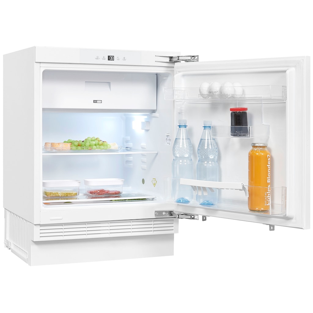 exquisit Einbaukühlschrank »UKS130-4-FE-010E«, UKS130-4-FE-010E, 82,3 cm hoch, 59,5 cm breit