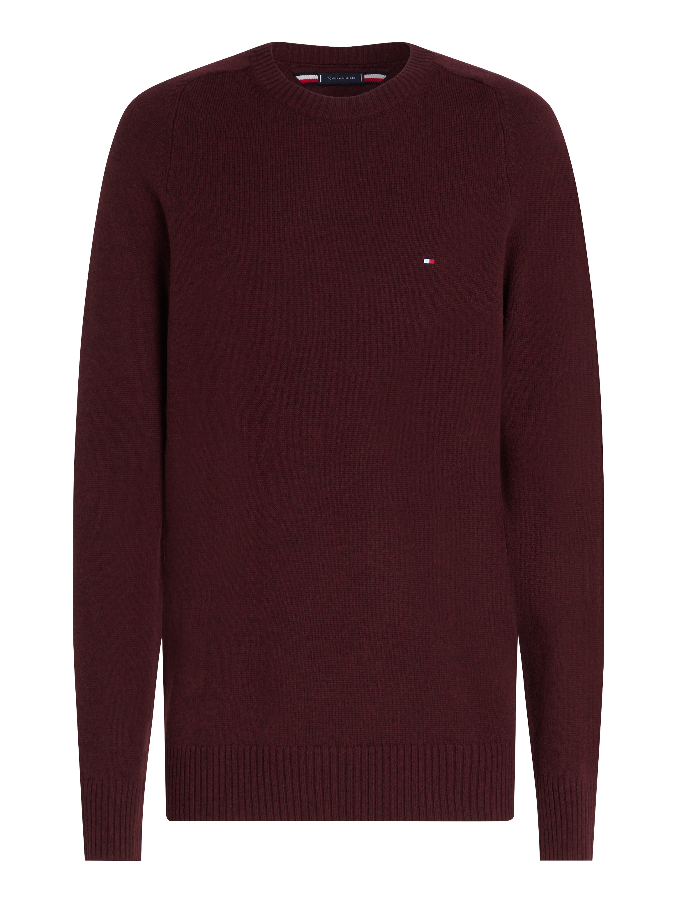 Tommy Hilfiger Rundhalspullover »LAMBSWOOL CREW NECK«