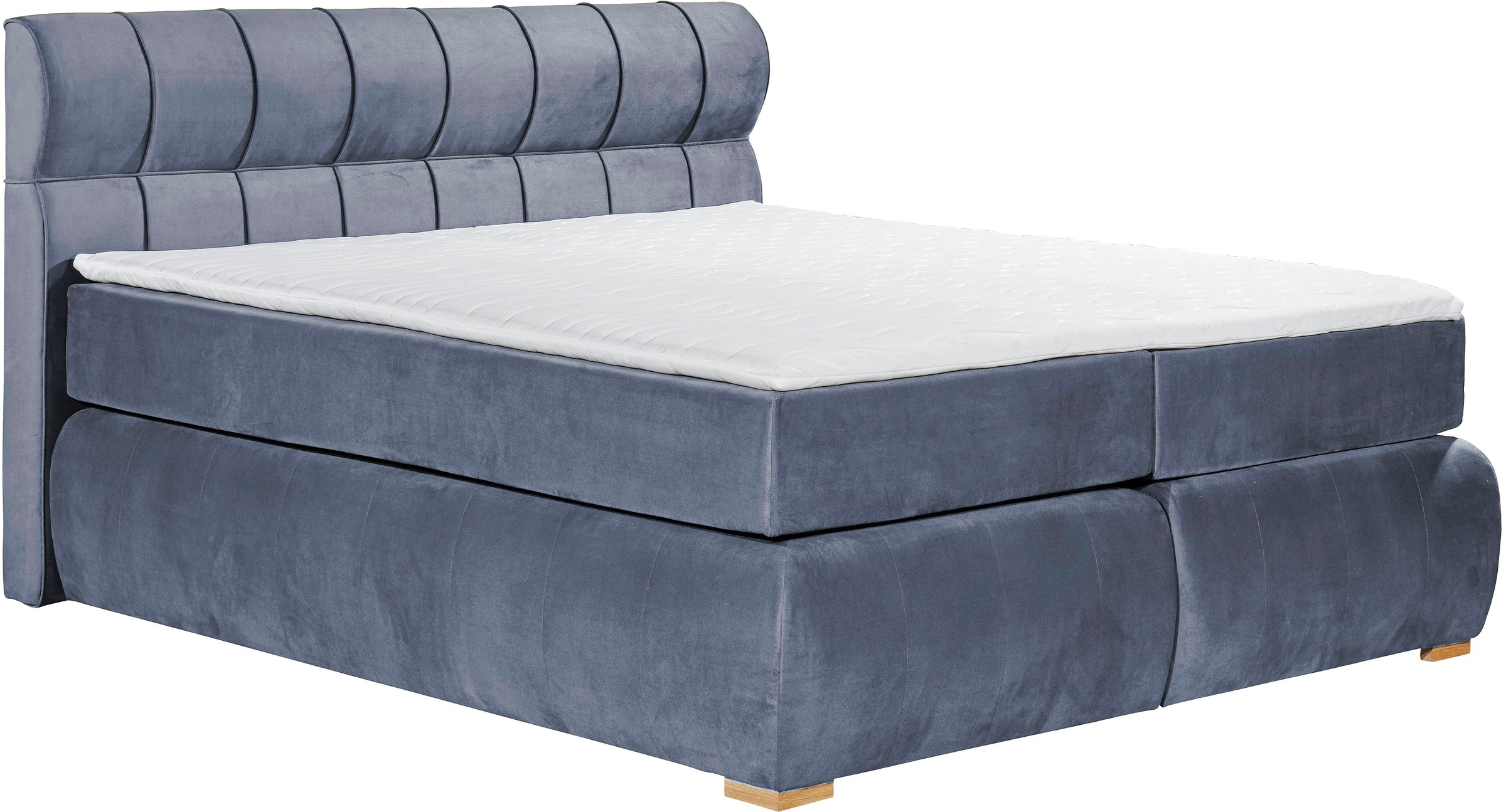 Places of Style Boxspringbett »Felicia«, in H4, inkl. Topper und Bettkasten