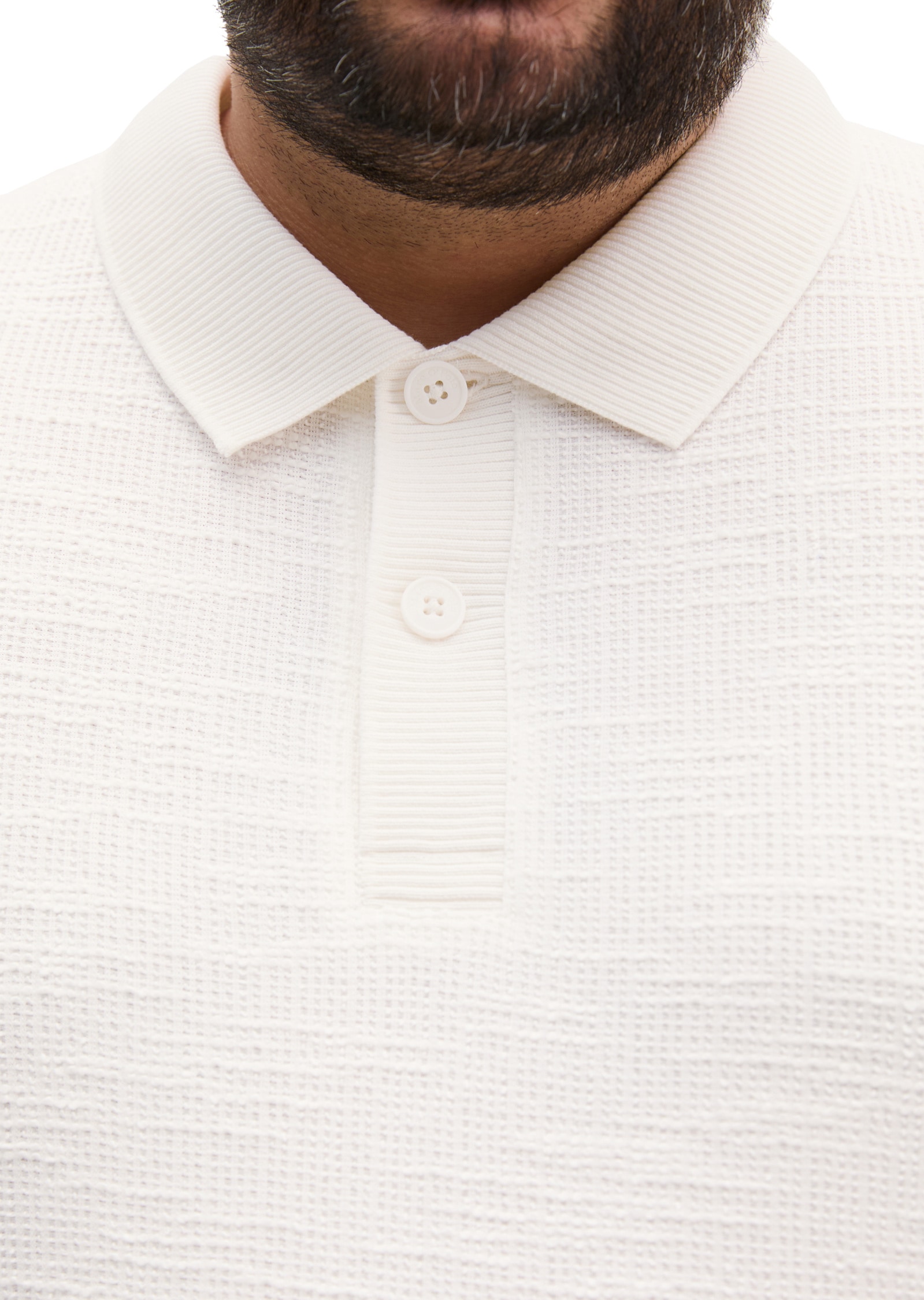 Marc O'Polo Poloshirt »aus weichem Bouclé-Jersey«