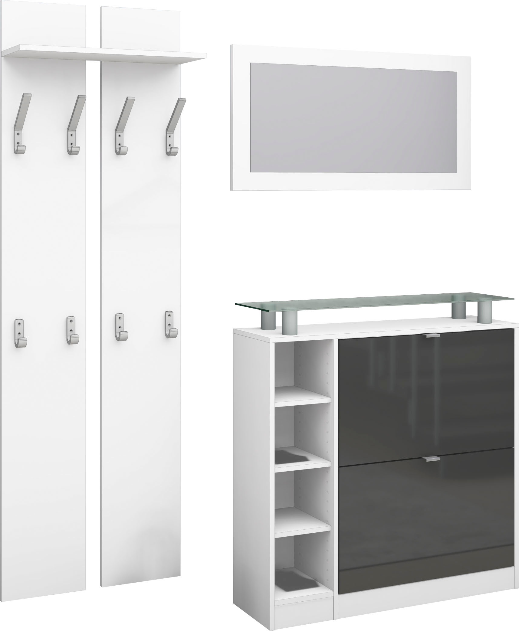 borchardt Möbel Garderoben-Set "Dolly" Set, 3 Stk. tlg. günstig online kaufen