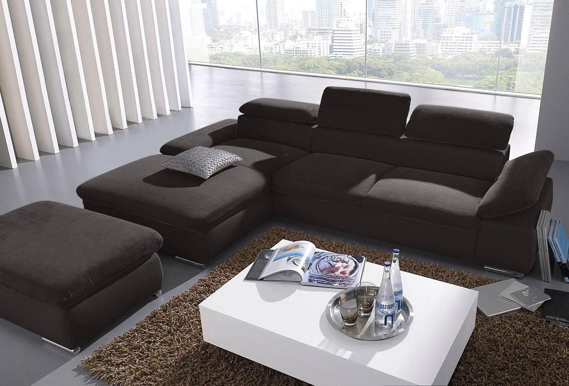 sit&more Ecksofa »Valantine L-Form, B: 286 cm« mit Arm- & Kopfteilverstellung, optional mit Bettfunktion