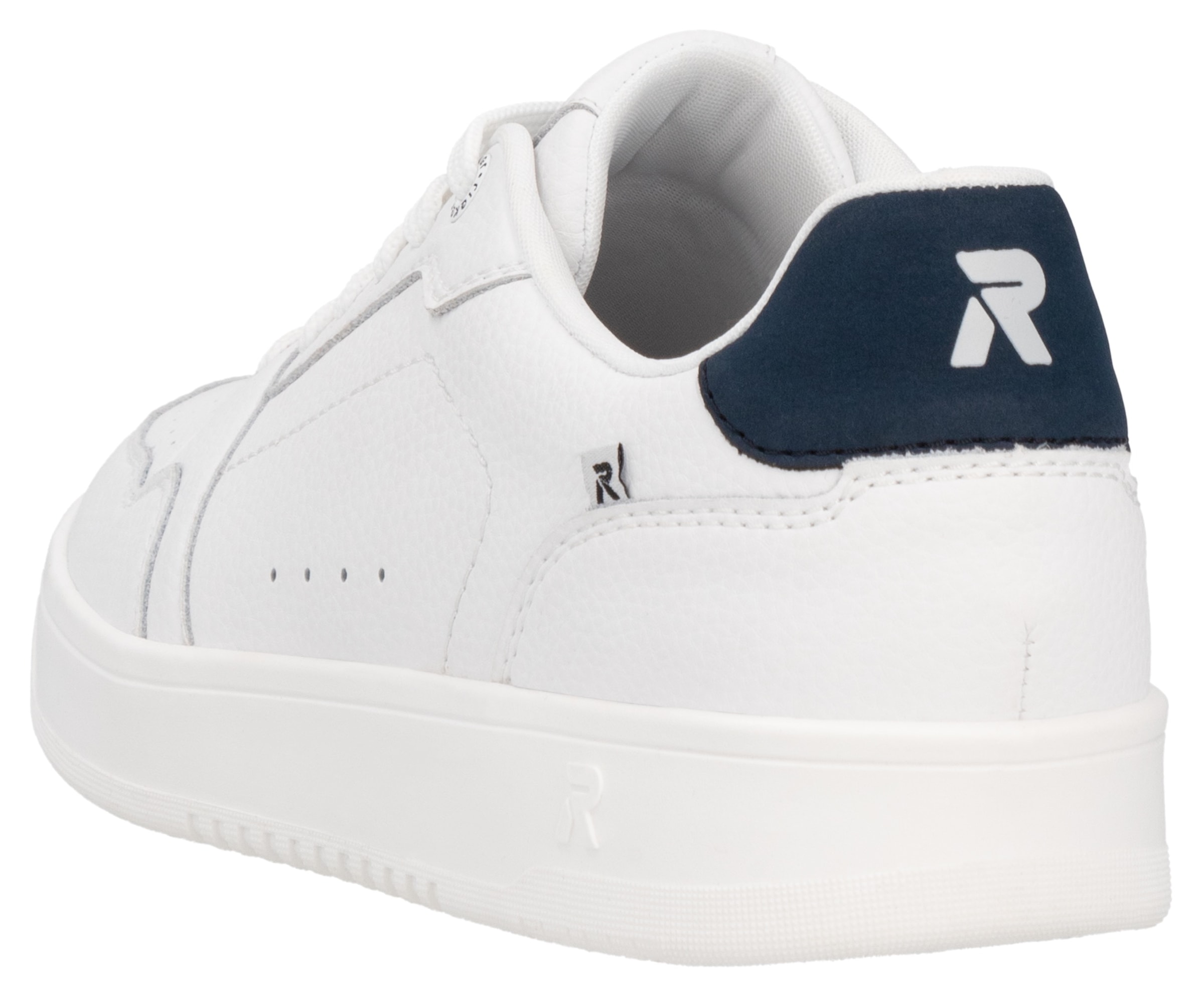 RIEKER Sport Sneaker, Schnürschuh, Freizeitsneaker, Halbschuh mit dezenter Perforation