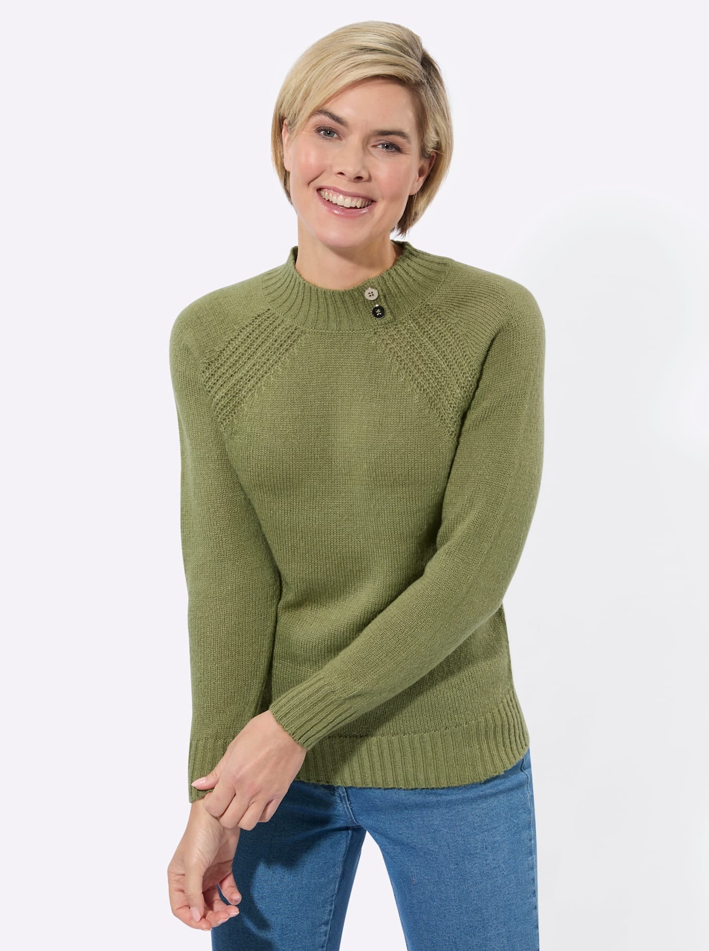 Classic Basics Stehkragenpullover "Stehkragen-Pullover"
