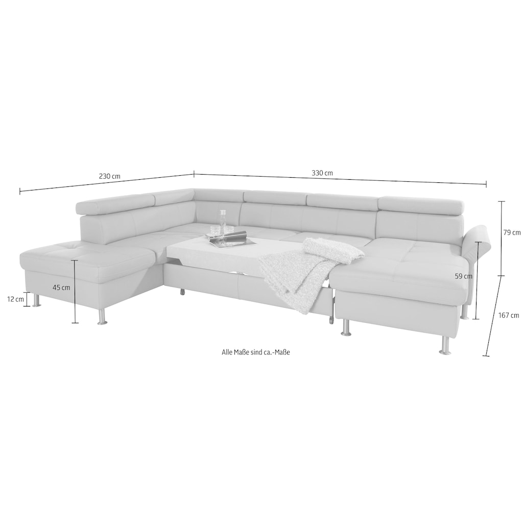 exxpo - sofa fashion Wohnlandschaft »Maretto«