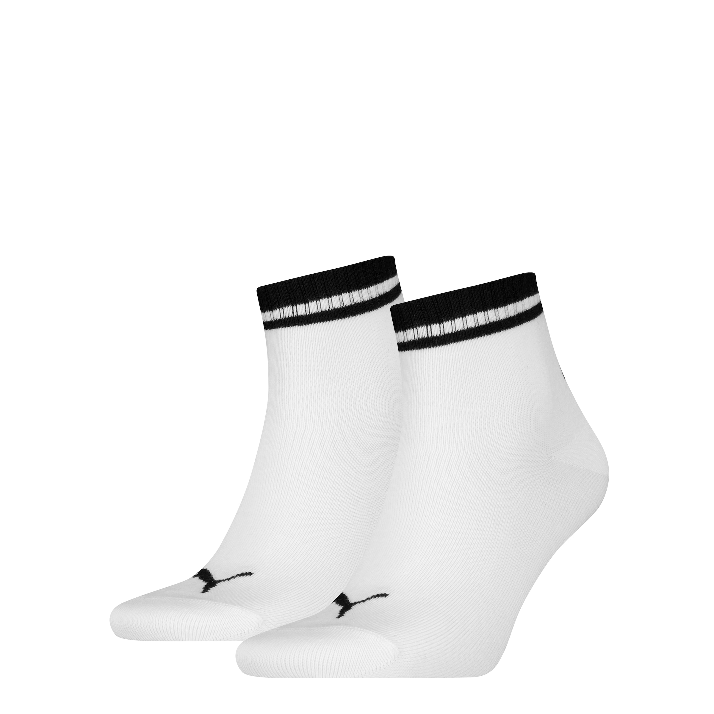 PUMA Kurzsocken "PUMA UNISEX HERITAGE QUARTER 2P" 2 Paar, mit Kontraststeif günstig online kaufen