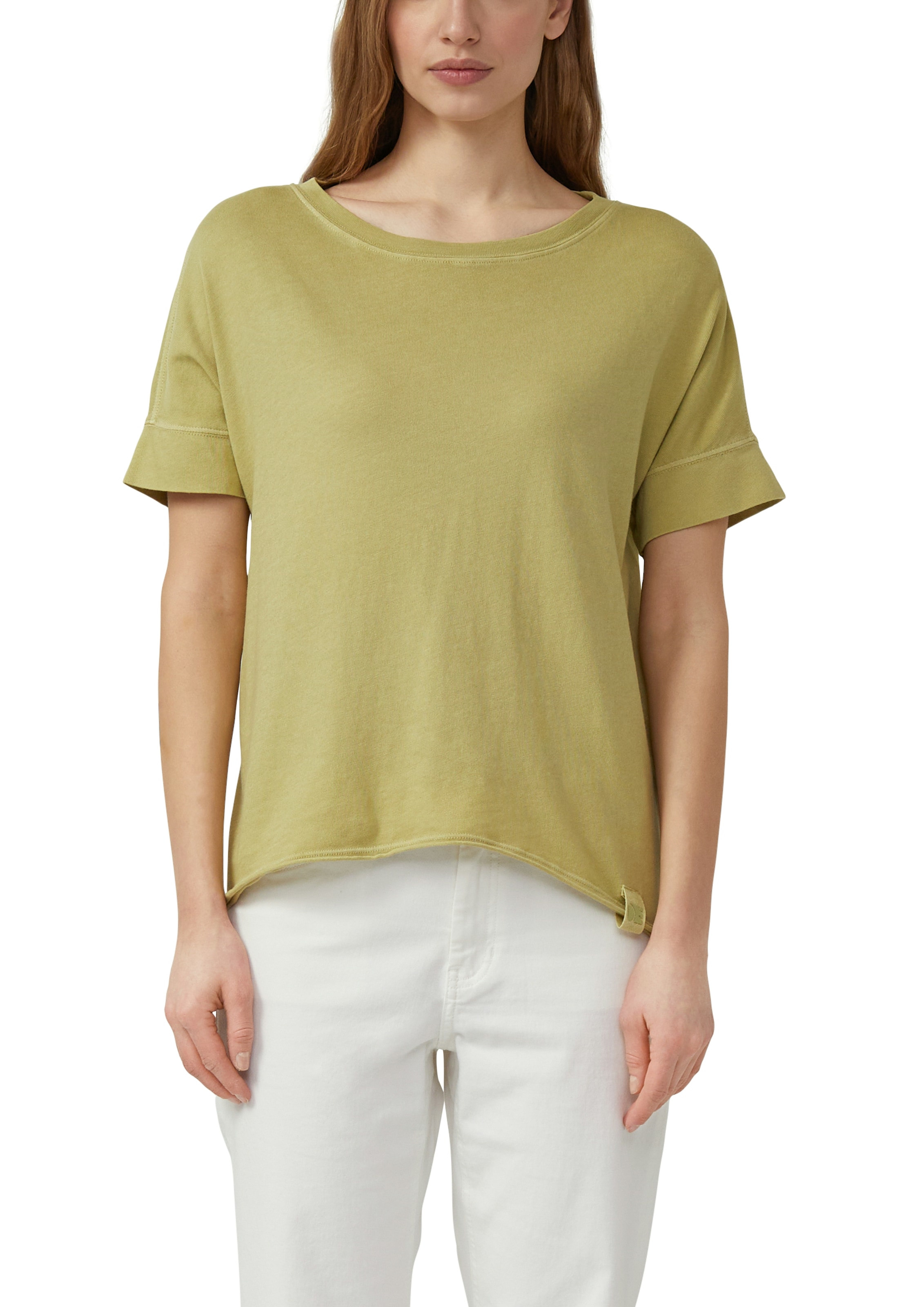 s.Oliver Kurzarmshirt Sommershirt-Kurzarm mit Baumwolle günstig online kaufen