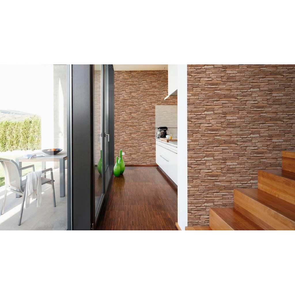 living walls Vliestapete »Best of Wood`n Stone 2nd Edition«, Steinoptik