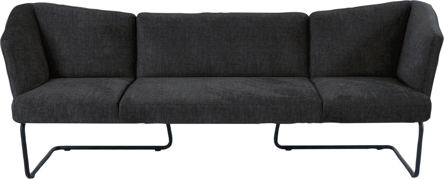 K+W Komfort & Wohnen Polsterbank »Mikkado Tube«, in abgerundeter Form, Rundrohrkufe lang, in 2 Breiten 192 oder 242 cm