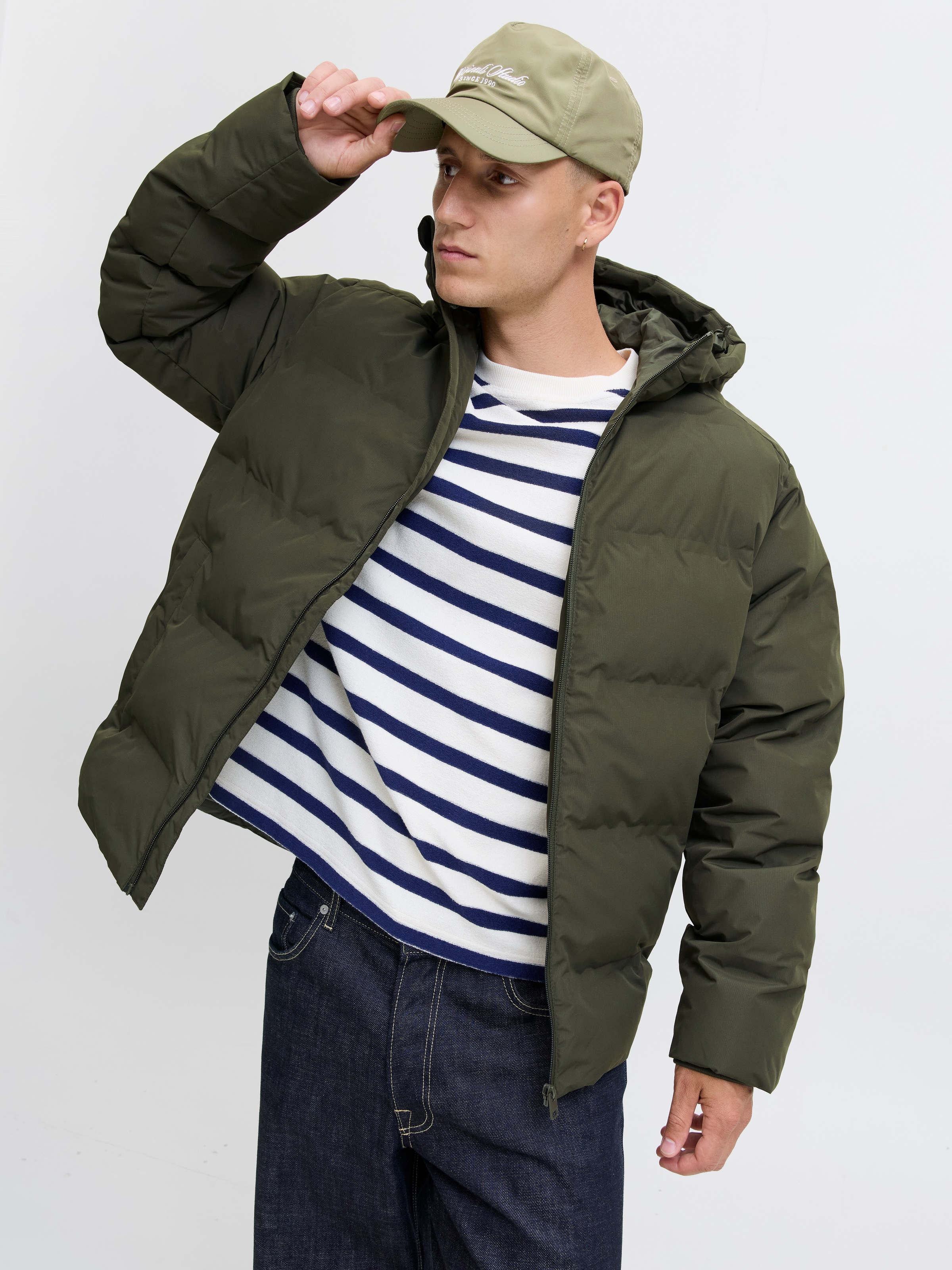 Jack & Jones Steppjacke "JJESOHO PUFFER HOOD SN", mit Kapuze günstig online kaufen