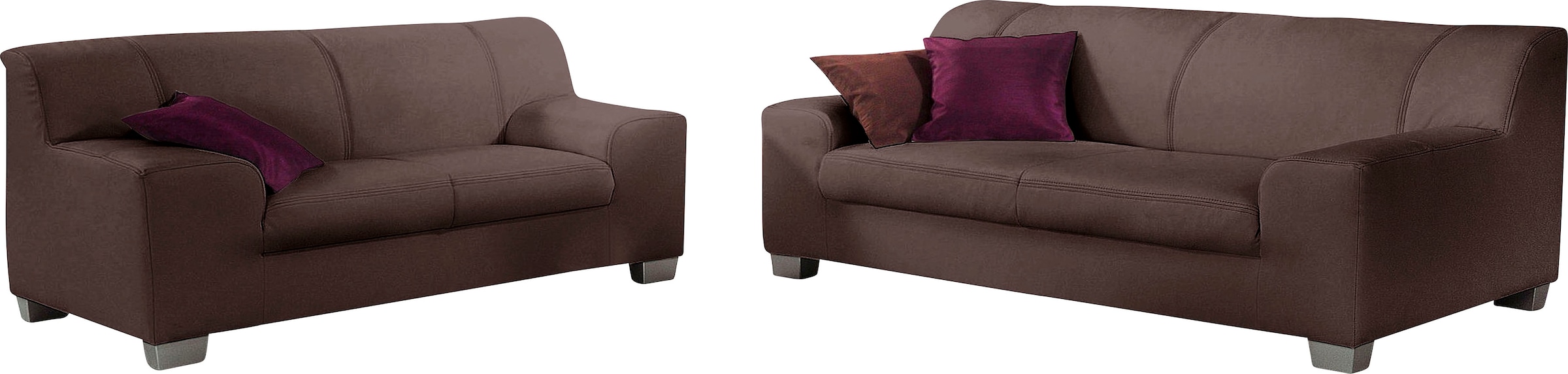 DOMO collection Polstergarnitur »Amando«, (Spar-Set), bestehend aus 2er- und 3er-Sofa