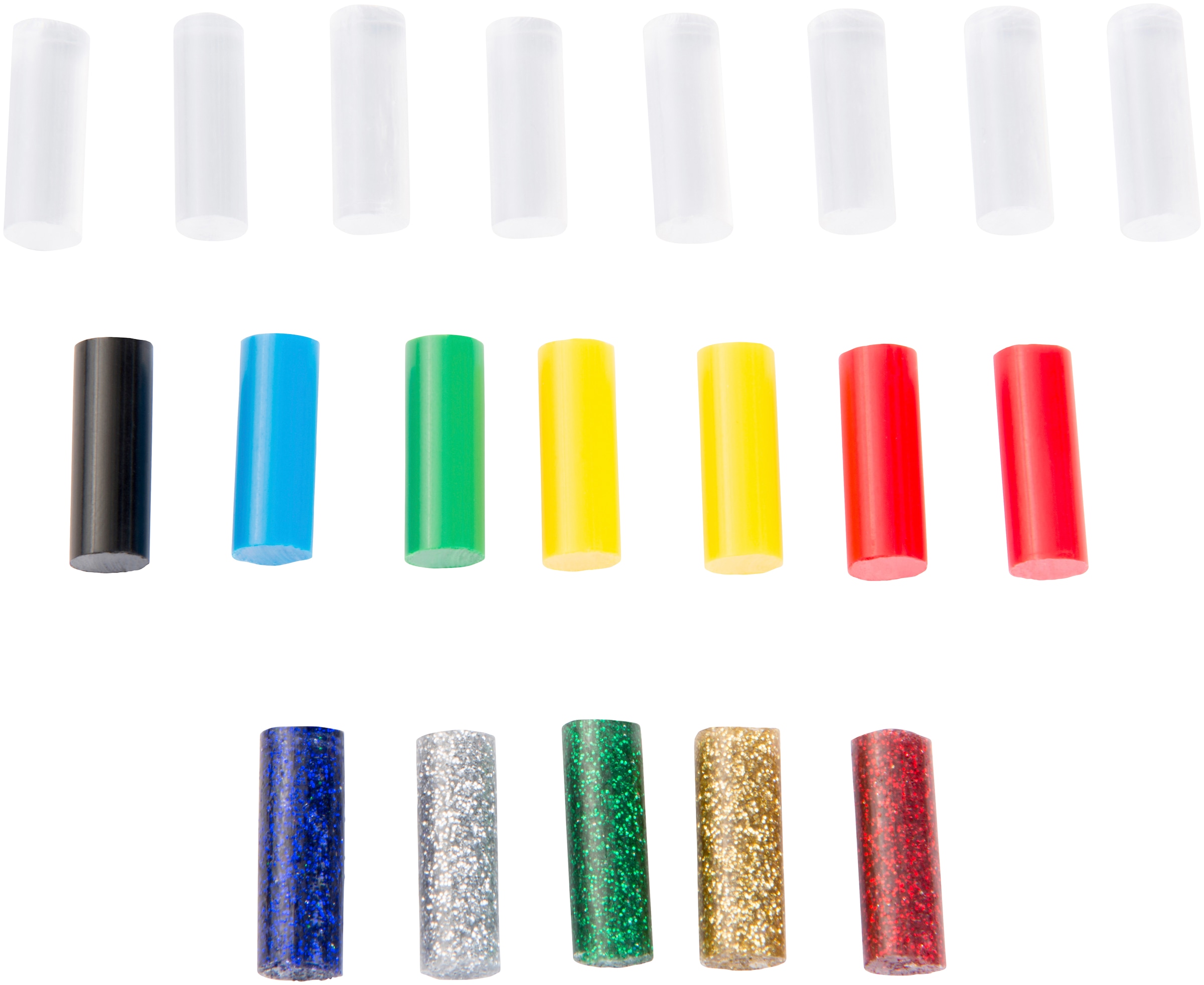 Bosch Home & Garden Heißklebestift »Gluey, pink«, (USB-Ladegerät & -Kabel, 2x1,2 V HR06 (AA) Akkus), inkl. 20 Mini-Klebesticks in vielen Farben