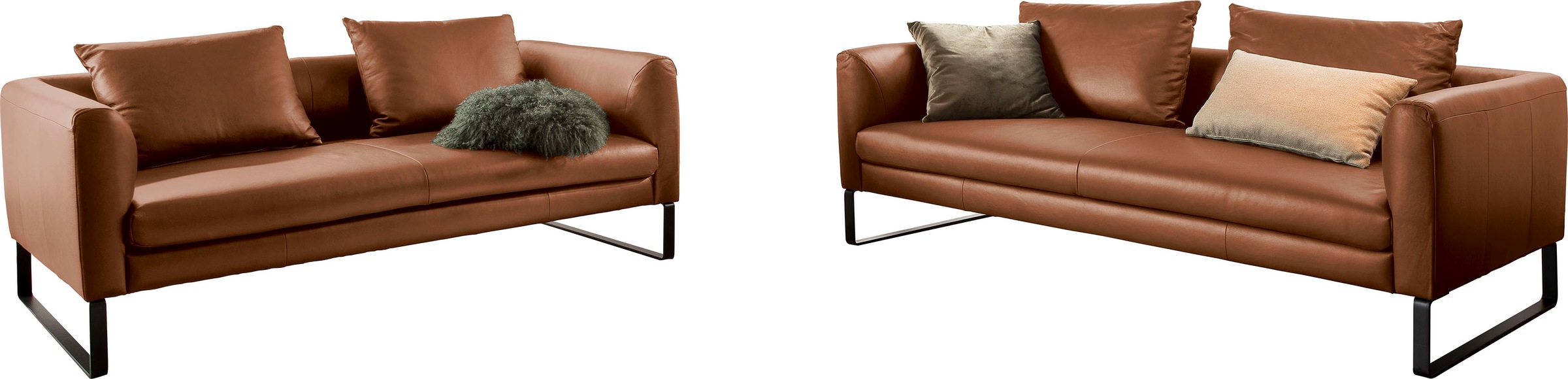 3C Candy Sofa "Avola bequem und elegantes Leder-Sofaset, tolle Verarbeitung günstig online kaufen