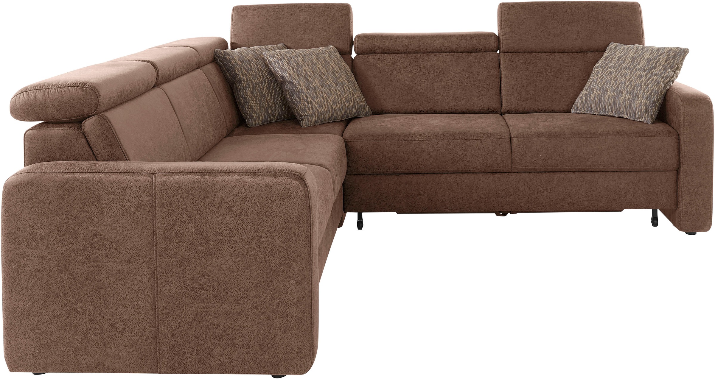 sit&more Ecksofa "Bologna L-Form" Kopfteilverstellung, wahlweise mit Bettfu günstig online kaufen