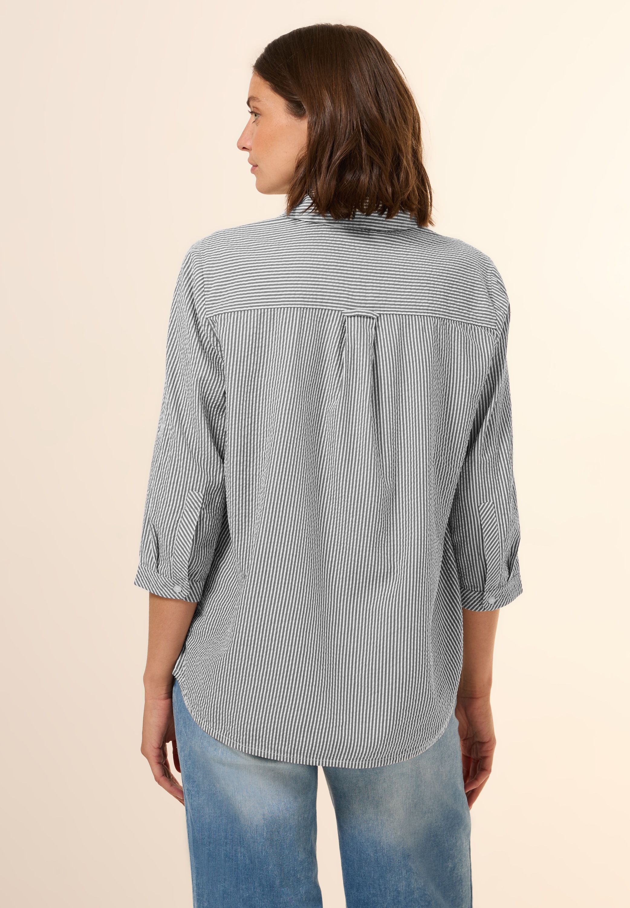 Cecil Klassische Bluse, mit 3/4 Ärmeln