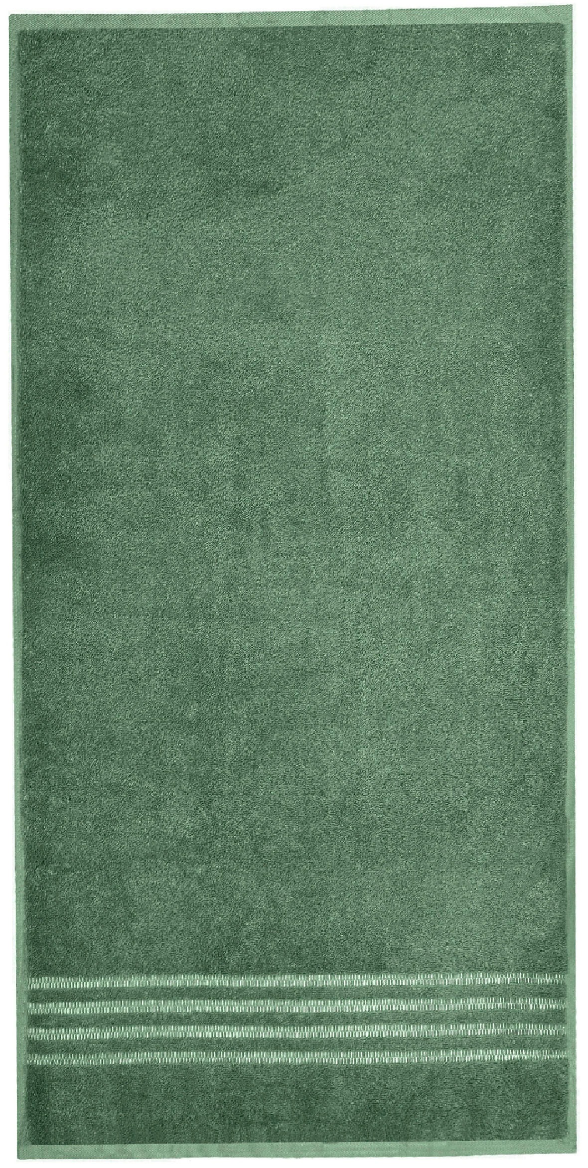Schiesser Handtücher »Milano aus 100% Baumwolle mit eleganter Bordüre in Hoch-Tief-Optik«, (Set, 4 St., 4er Set Handtücher 50 x 100 cm), Made in Green